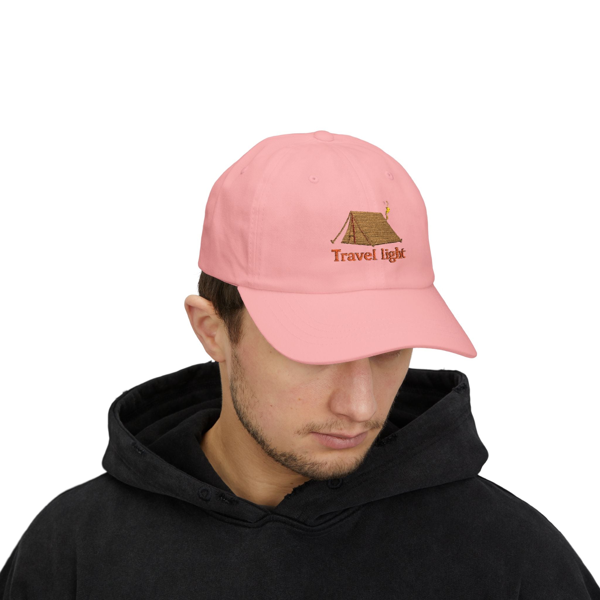Travel Light Classic Dad Cap | Outdoor Adventure Baseball Hat | Gift for Campers | Summer Caps | Hiking Hats | Casual Sun Hat