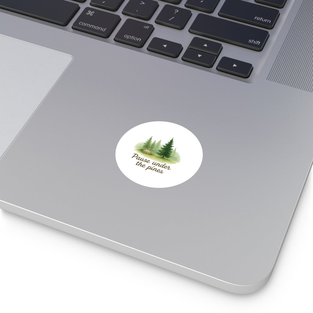 Nature-Inspired Round Stickers, Perfect for Gifts, Journals, Scrapbooking, Outdoor Adventures, and Home Decor