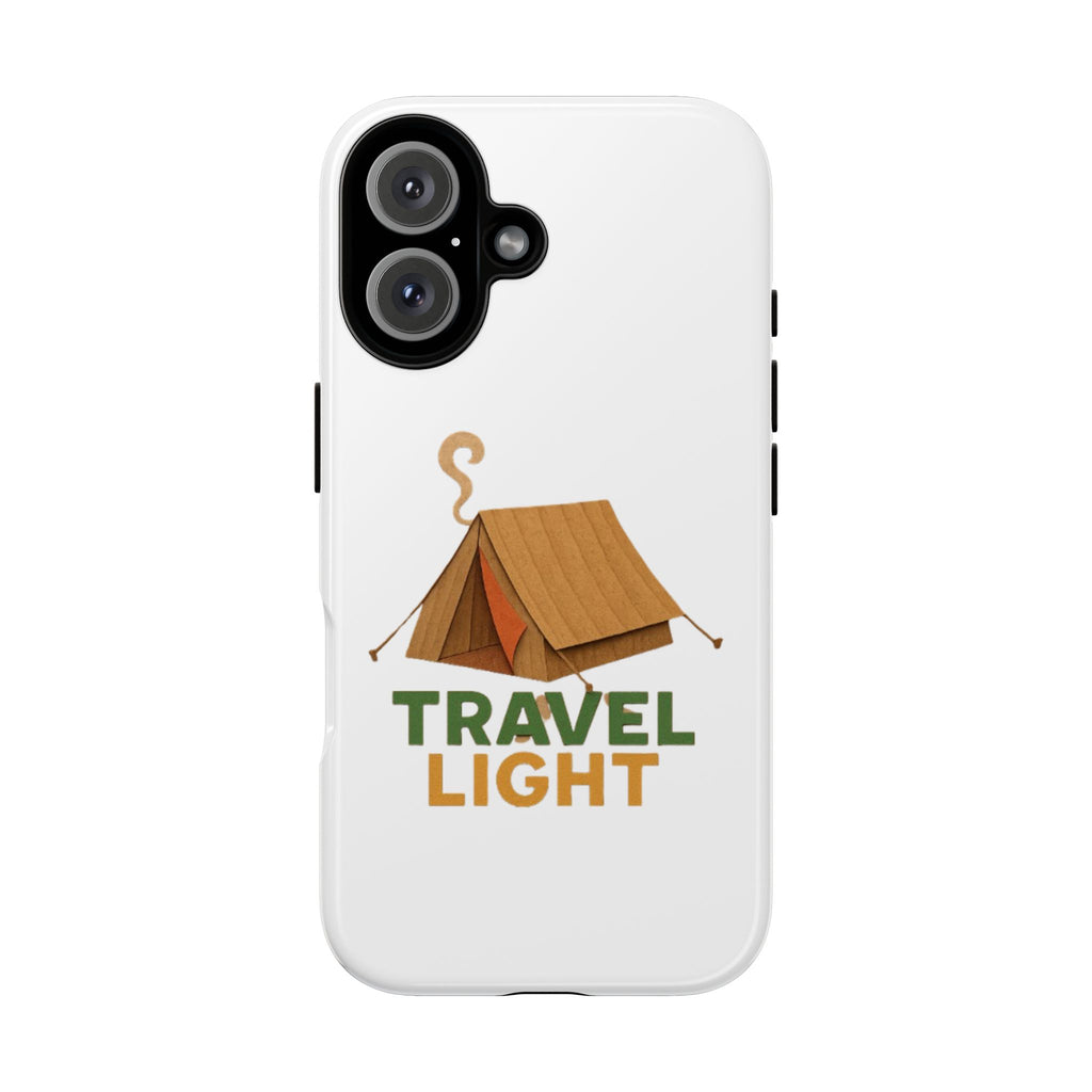 Travel Light Phone Case - Adventure Gear, Camping Accessory, Personalized Gift, Outdoor Enthusiast, Eco-Friendly Protection