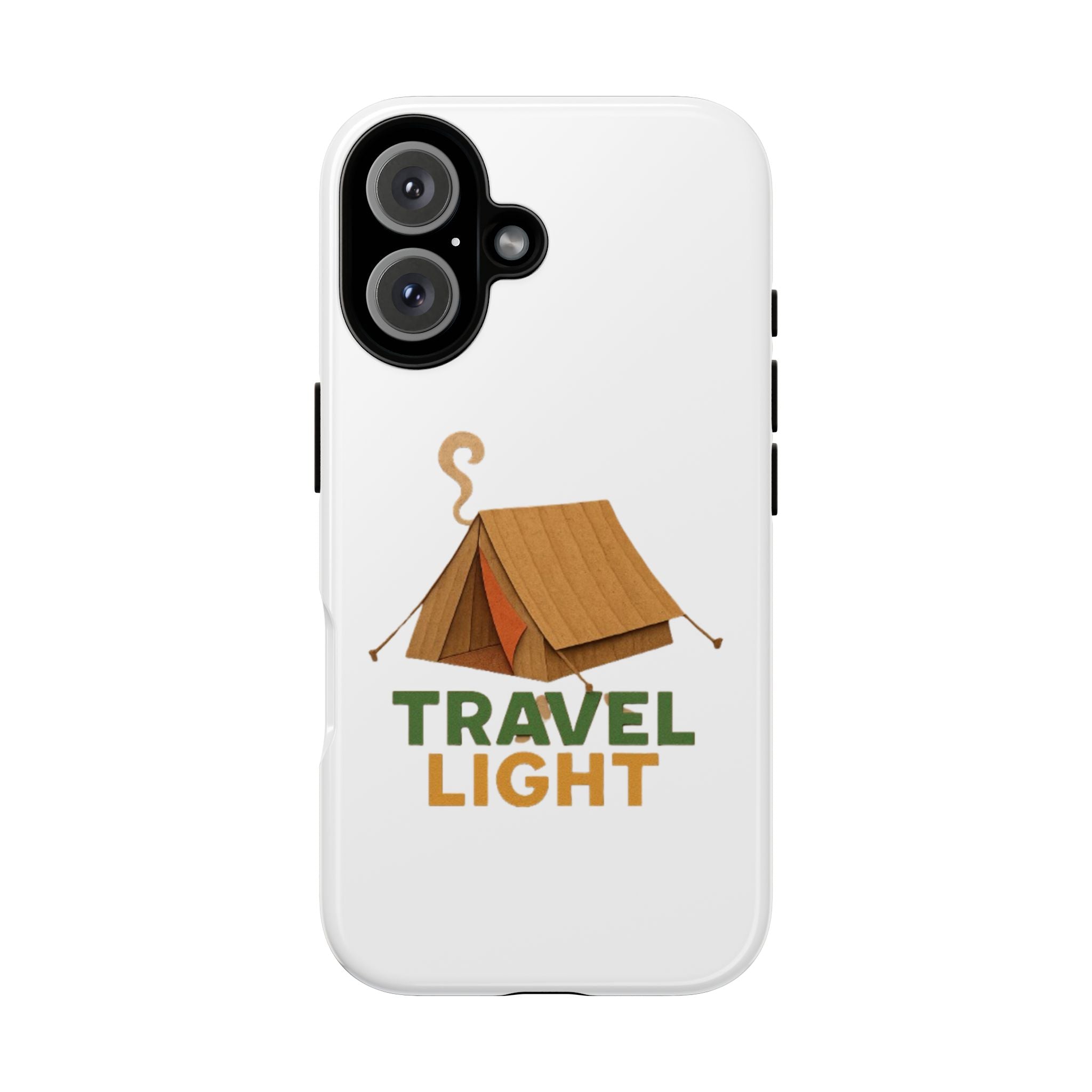 Travel Light Phone Case - Adventure Gear, Camping Accessory, Personalized Gift, Outdoor Enthusiast, Eco-Friendly Protection