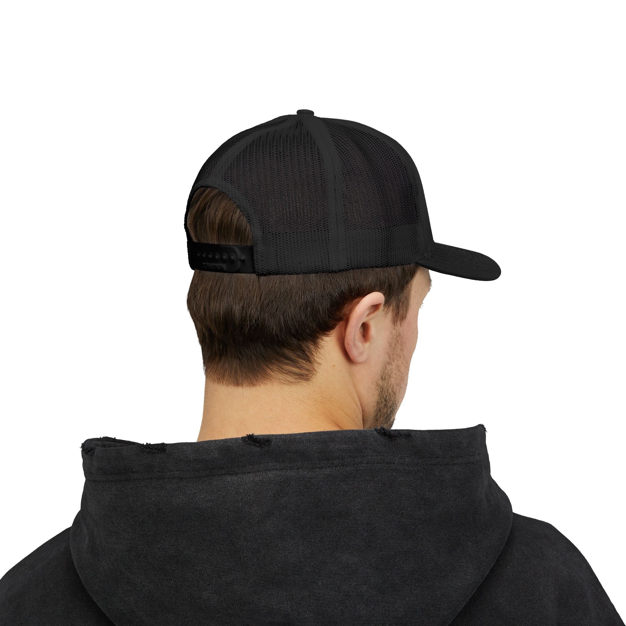 Clear Night Snapback Trucker Cap, Custom Cap, Casual Hat, Outdoor Gear, Festival Accessory, Night Sky Fashion
