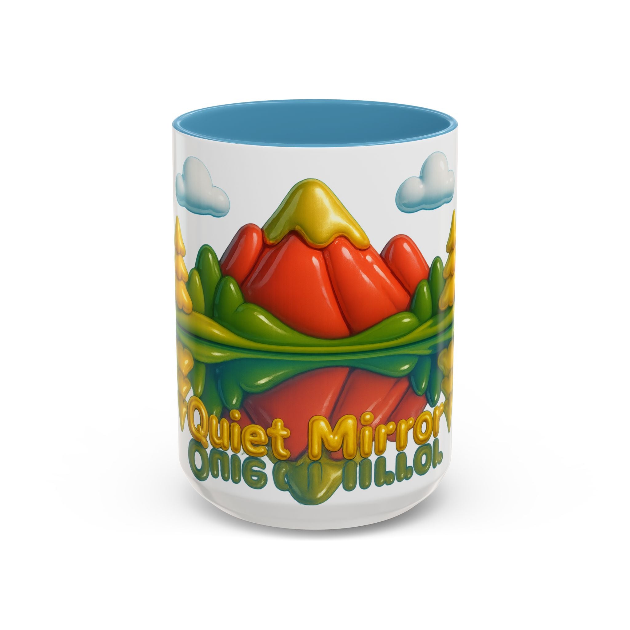 Vibrant Mountain Coffee Mug, Nature Lover Gift, Inspirational Mug, Office Decor, Eco-Friendly Tea Cup