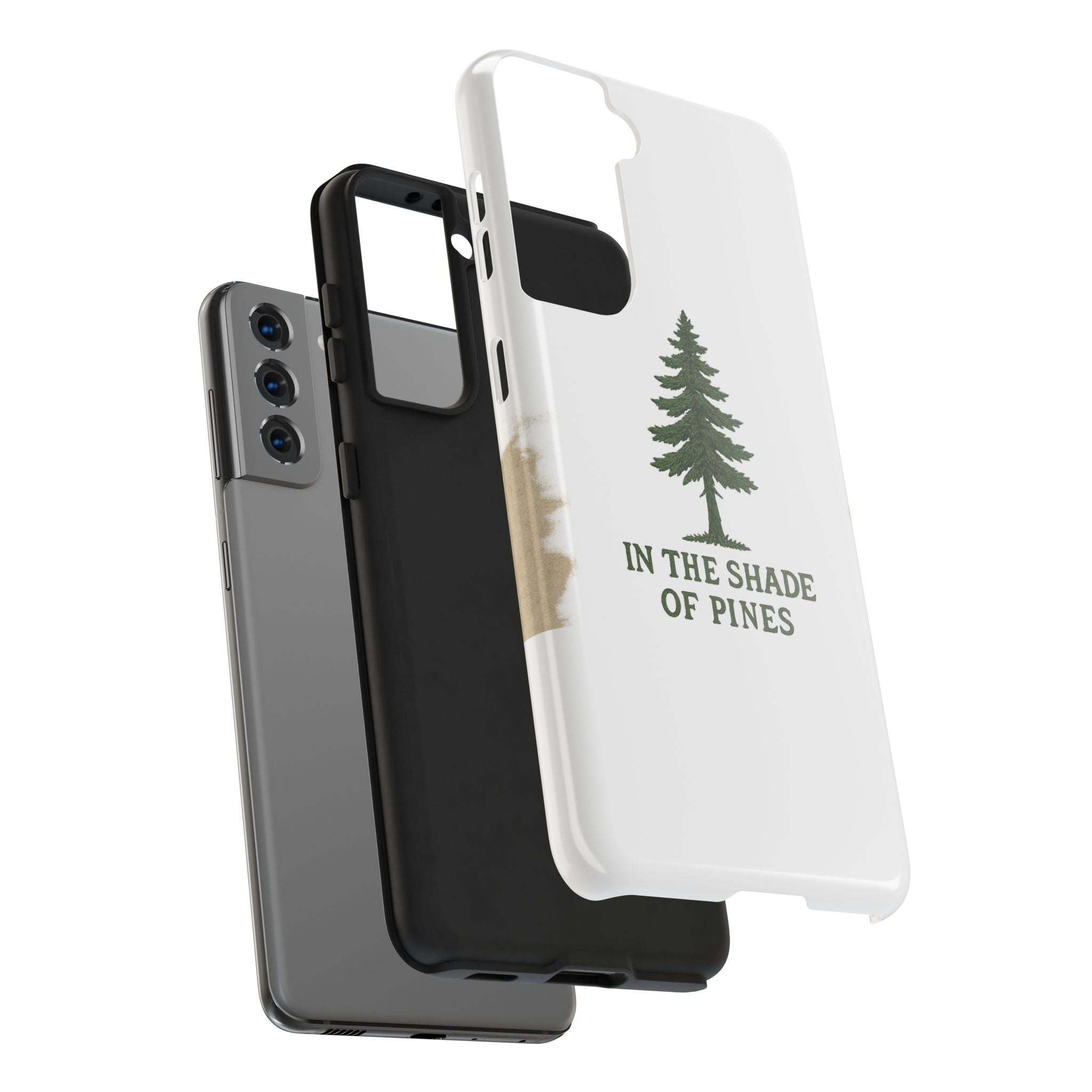 Nature-Inspired Tough Phone Cases, Rustic Phone Covers, Pine Tree Cases, Outdoor Enthusiast Gifts, Eco-Friendly Phone Accessories