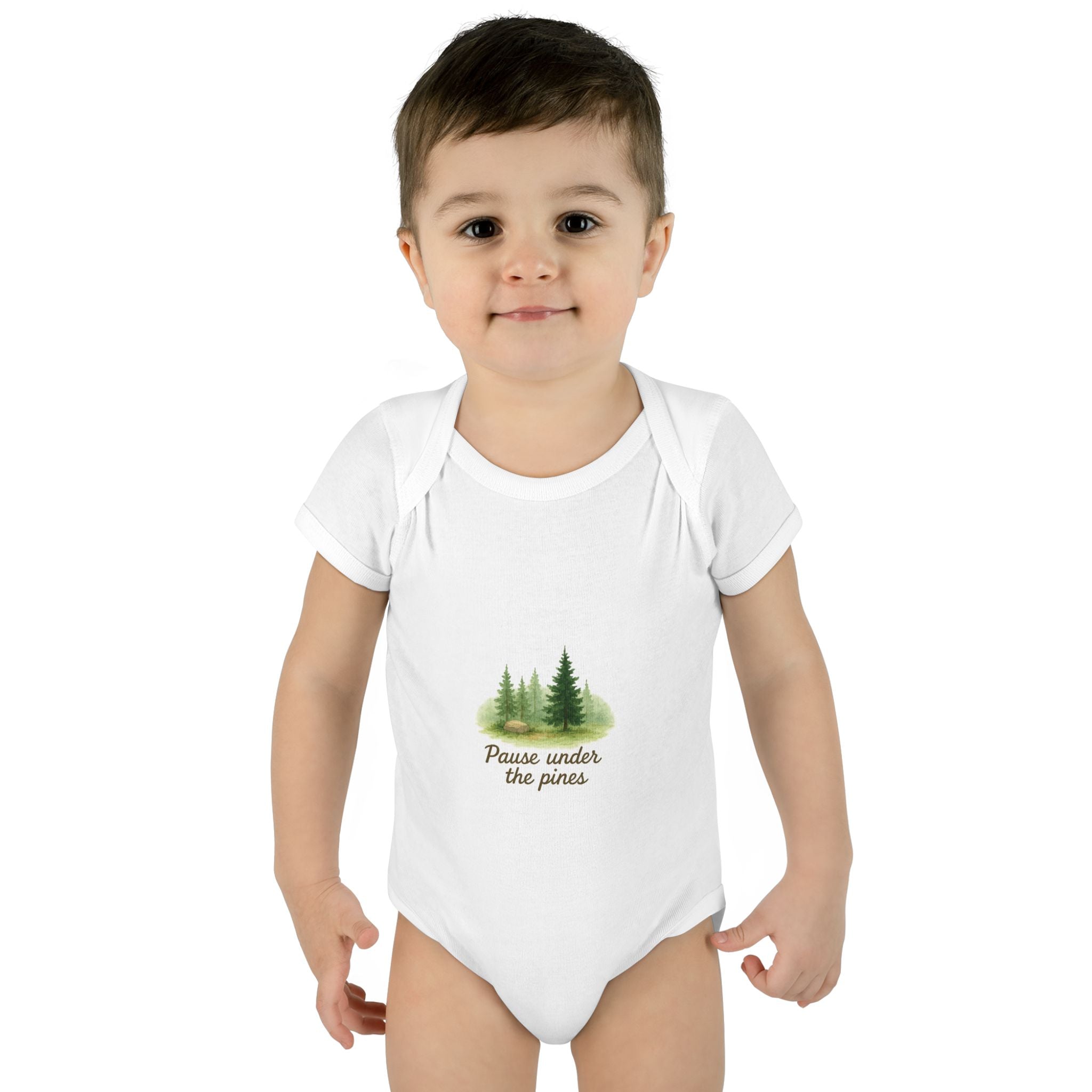 Infant Nature-Themed Bodysuit - Perfect for Baby Showers, Eco-Friendly Gift, Milestone Photos, Outdoor Adventures