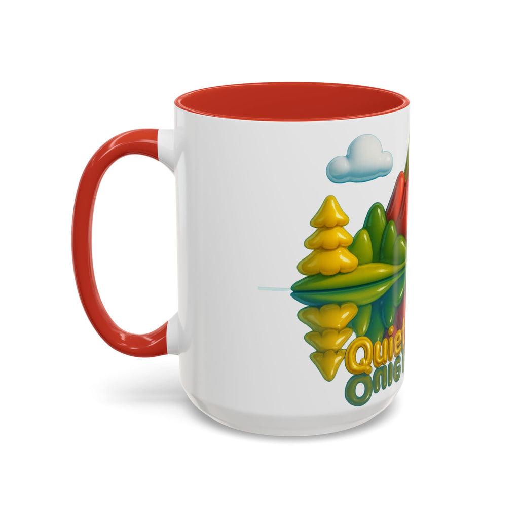 Vibrant Mountain Coffee Mug, Nature Lover Gift, Inspirational Mug, Office Decor, Eco-Friendly Tea Cup