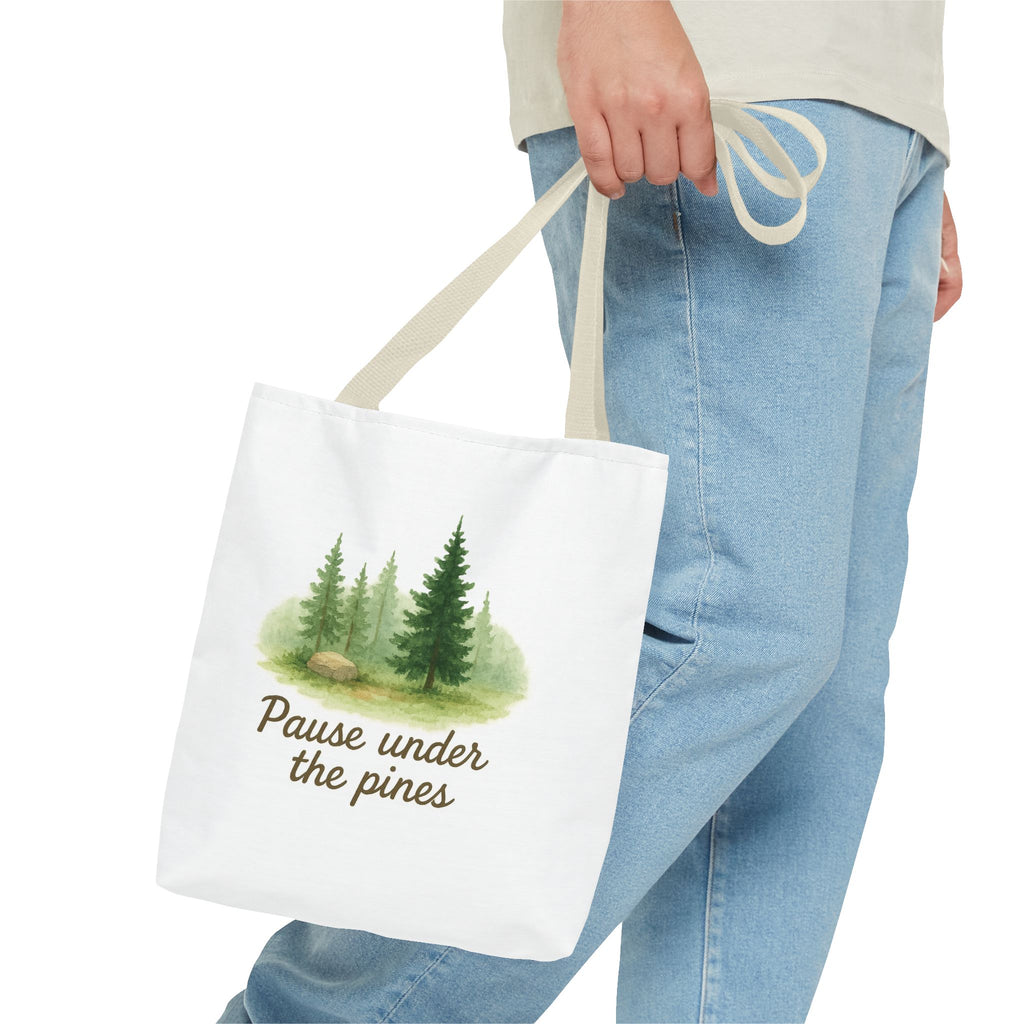 Nature-Inspired Tote Bag - Eco-Friendly Shopping, Beach Day, Hiking, Gift for Outdoorsy Friends, Forest Vibes, Travel Companion