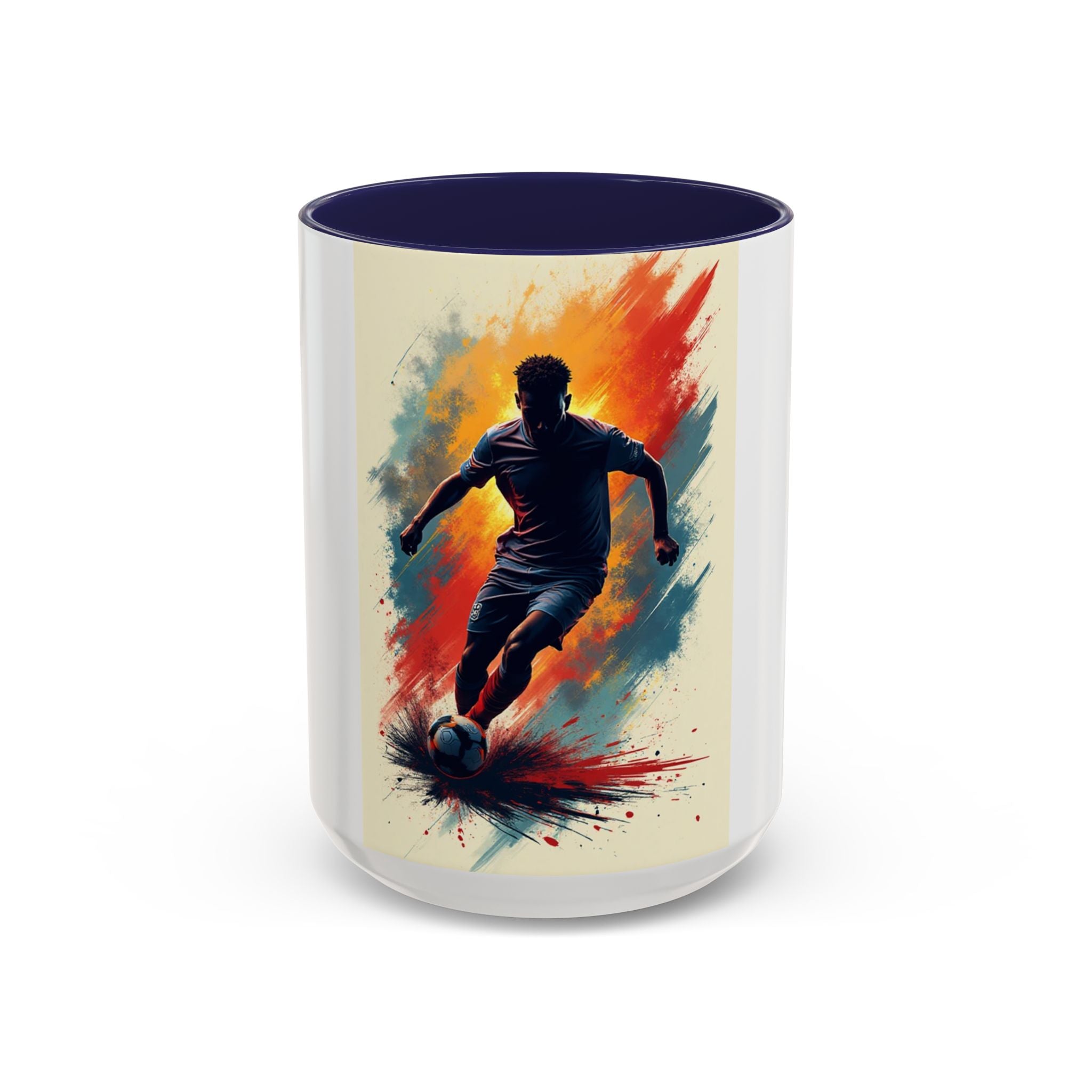 Vibrant Soccer Coffee Mug - Perfect Gift for Sports Fans, Athletic Decor, Personalized Cup, Unique Sports Gift, Game Day Mug
