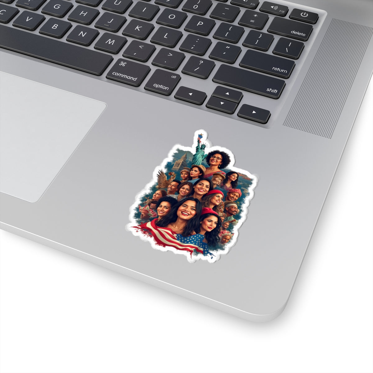 Empowering Cultural Diversity Kiss-Cut Stickers | Celebratory Wall Art, Laptop Decals, Gift for Social Justice Enthusiasts, Holiday Decor