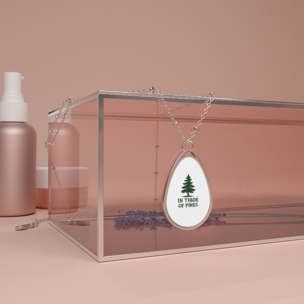 Nature-Inspired Oval Necklace, Tree Jewelry, Gift for Nature Lovers, Minimalist Pendant, Boho Chic Accessories