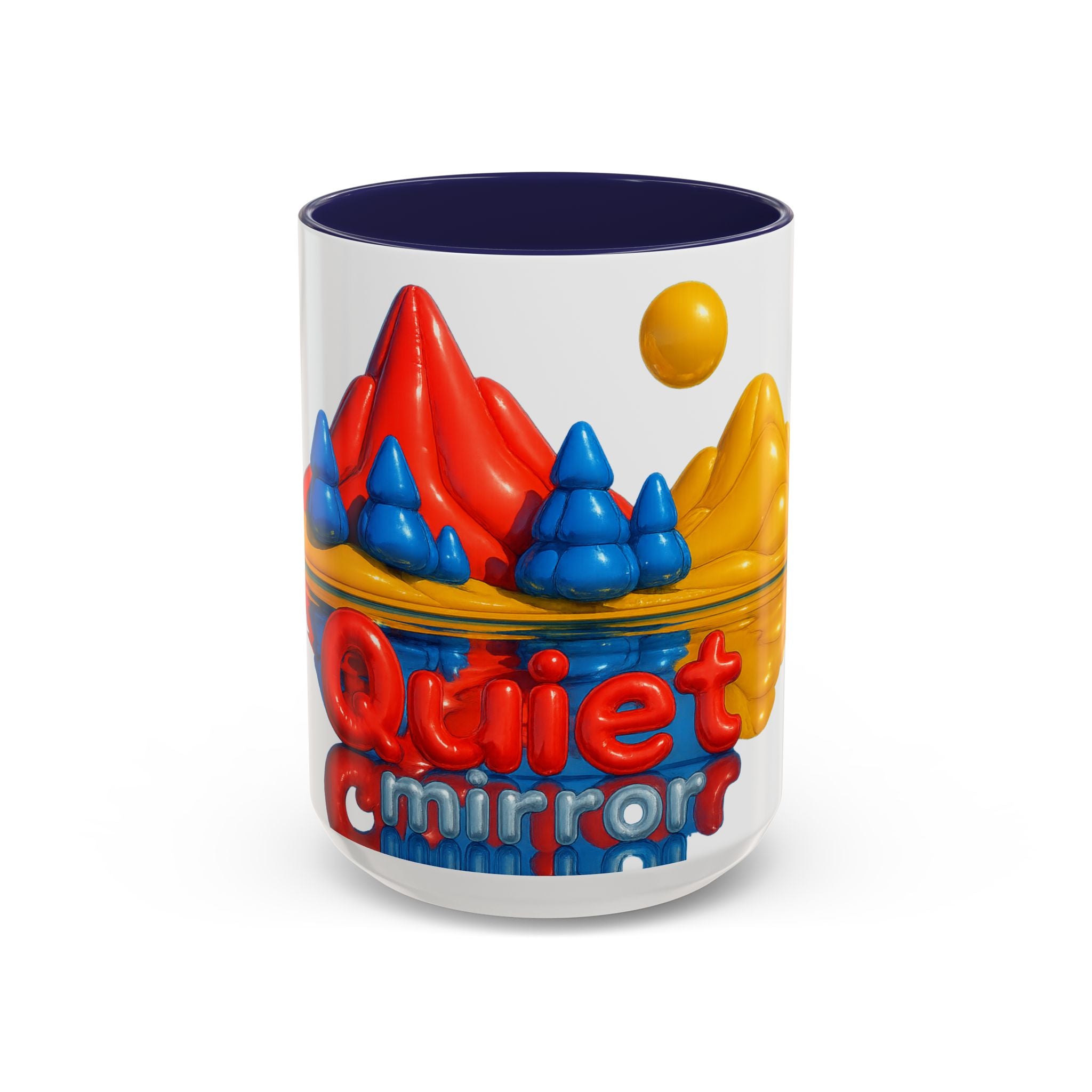 Colorful Quiet Mirror Coffee Mug | Fun Drinkware for Home, Office, Gifts, Cozy Vibes, Bright Mornings
