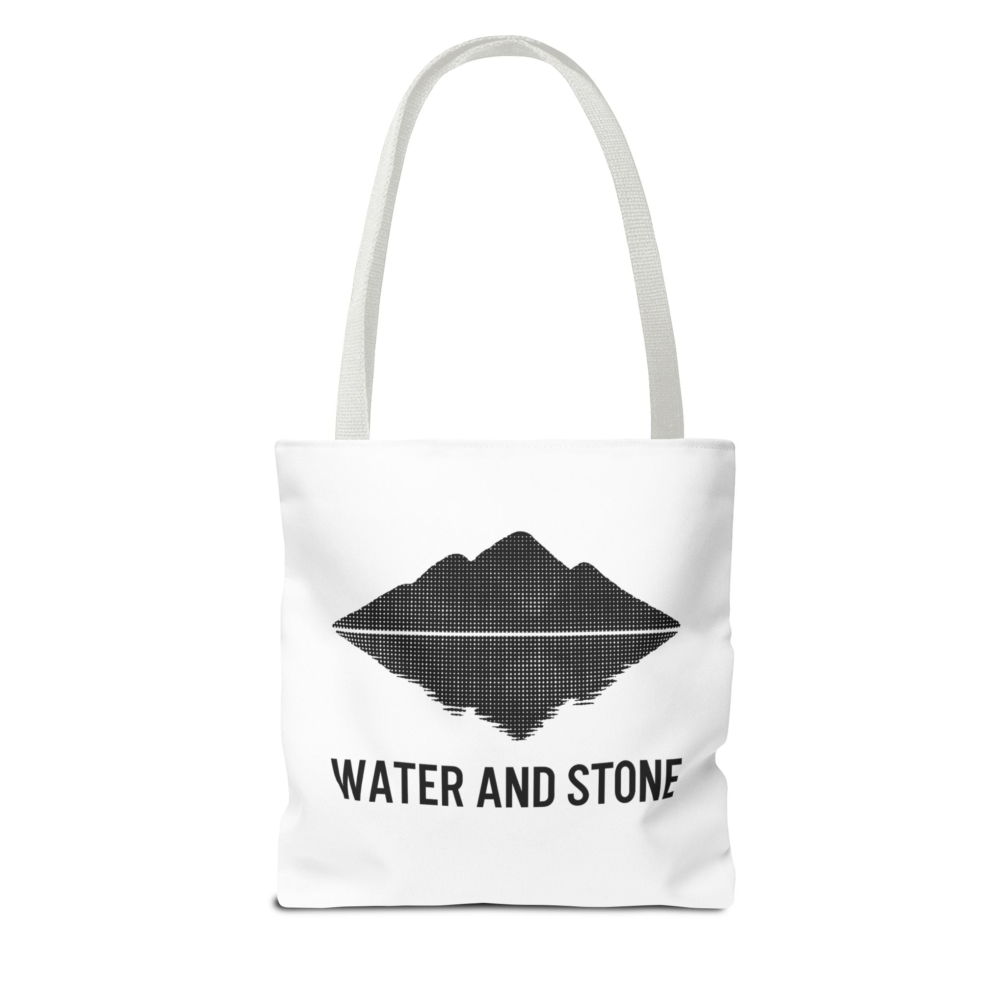 Modern Water and Stone Tote Bag | Eco-Friendly Shopping, Beach, Gym, Travel, Everyday Use