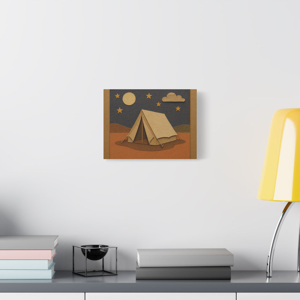 Camping Wall Art, Decorative Tent Print, Rustic Home Decor, Adventure Decor, Nature Inspired Art