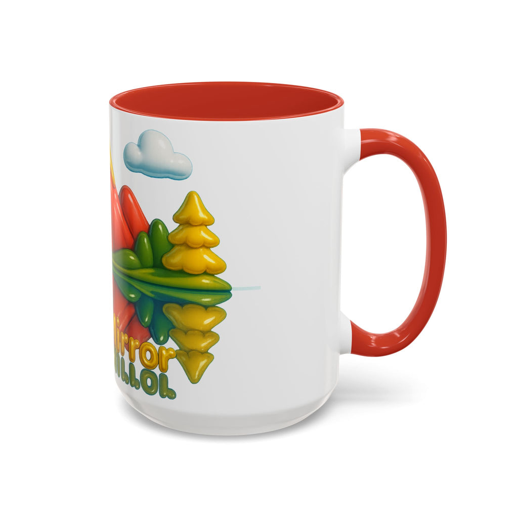 Vibrant Mountain Coffee Mug, Nature Lover Gift, Inspirational Mug, Office Decor, Eco-Friendly Tea Cup