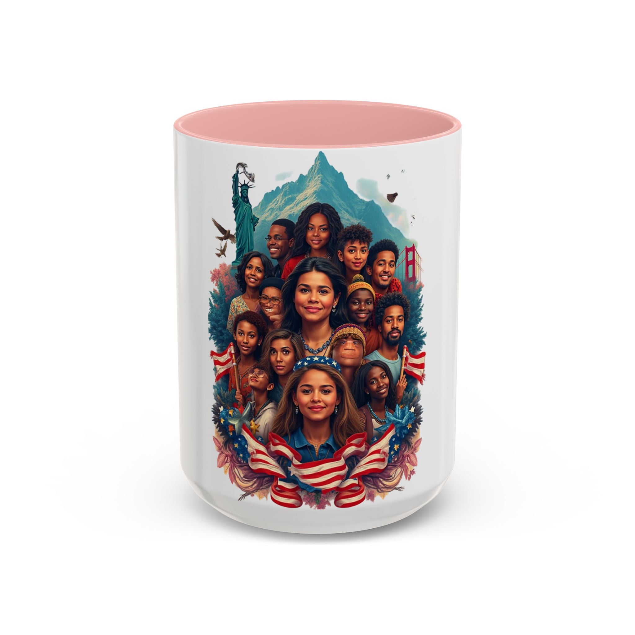 Vibrant Family Heritage Coffee Mug, Personalized Gift, Unique Ceramic Cup, Ideal for Celebrations, Home Decor, Coffee Lover