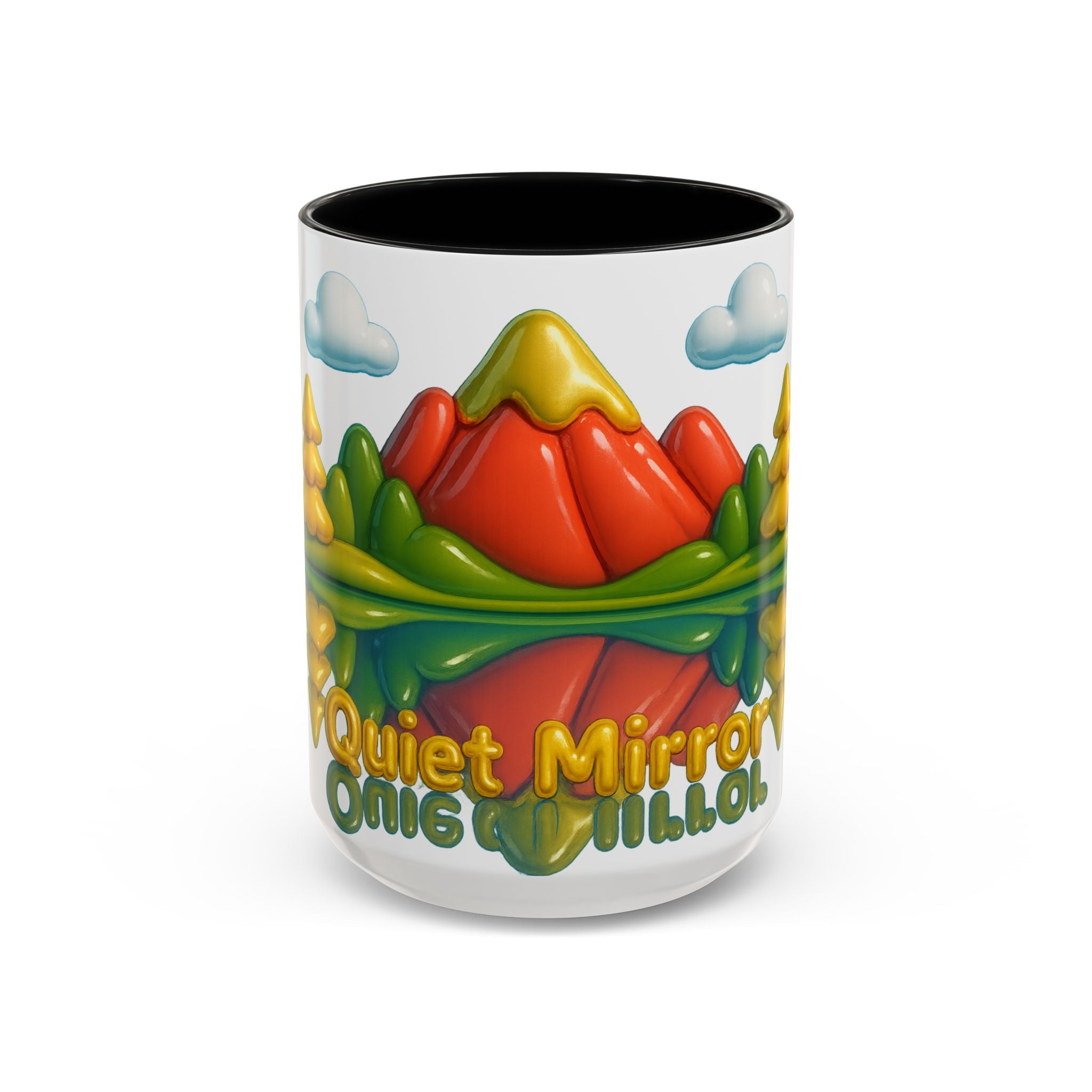 Vibrant Mountain Coffee Mug, Nature Lover Gift, Inspirational Mug, Office Decor, Eco-Friendly Tea Cup