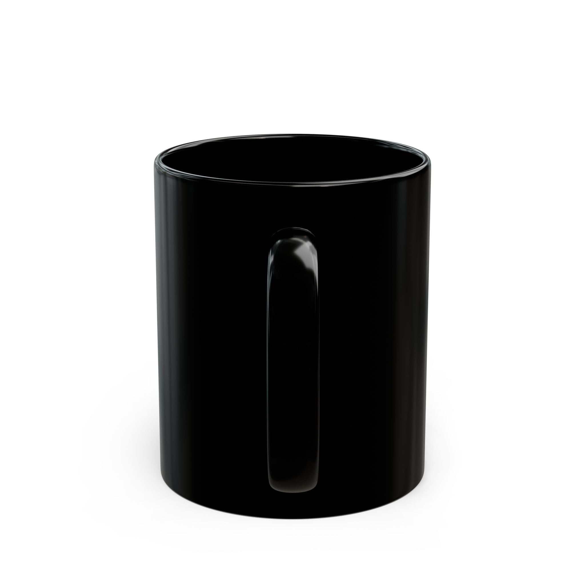 Stylish Black Mug - Due North Forest Design, Perfect for Coffee Lovers, Camping Enthusiasts, Gifts for Nature Lovers, Eco-Friendly Drinkware