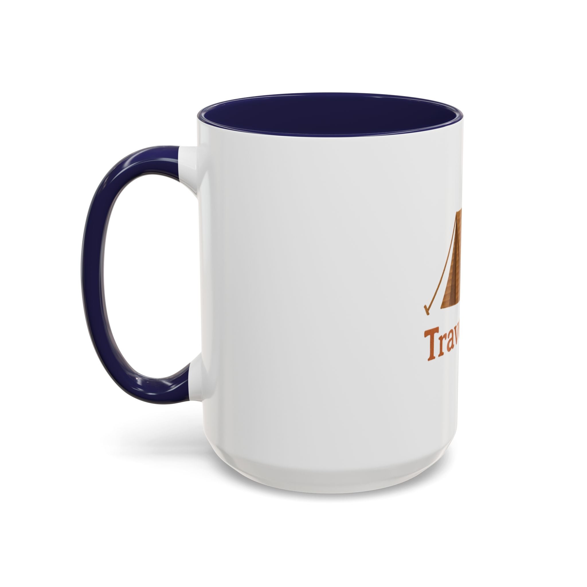Travel Light Camping Coffee Mug, Adventure Mug, Outdoor Lover Gift, Camper's Accessory, Motivational Coffee Cup, Road Trip Essential