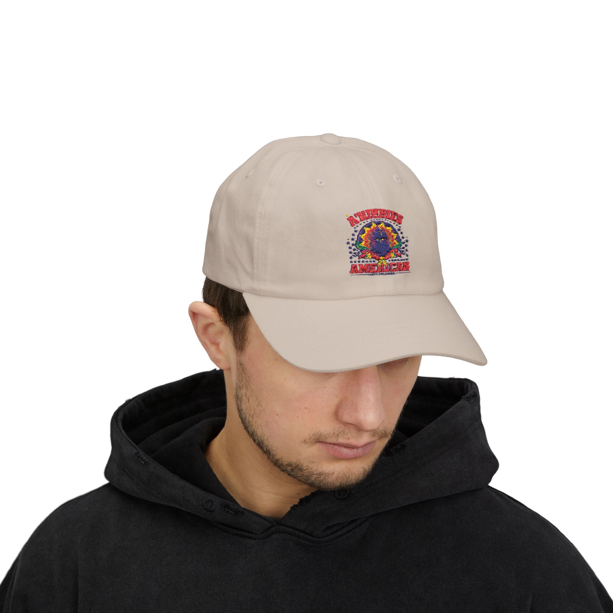 Classic Dad Cap with Colorful American Design, Casual Baseball Hat for Everyday Wear, Father's Day Gift, Independence Day Accessories, [...]