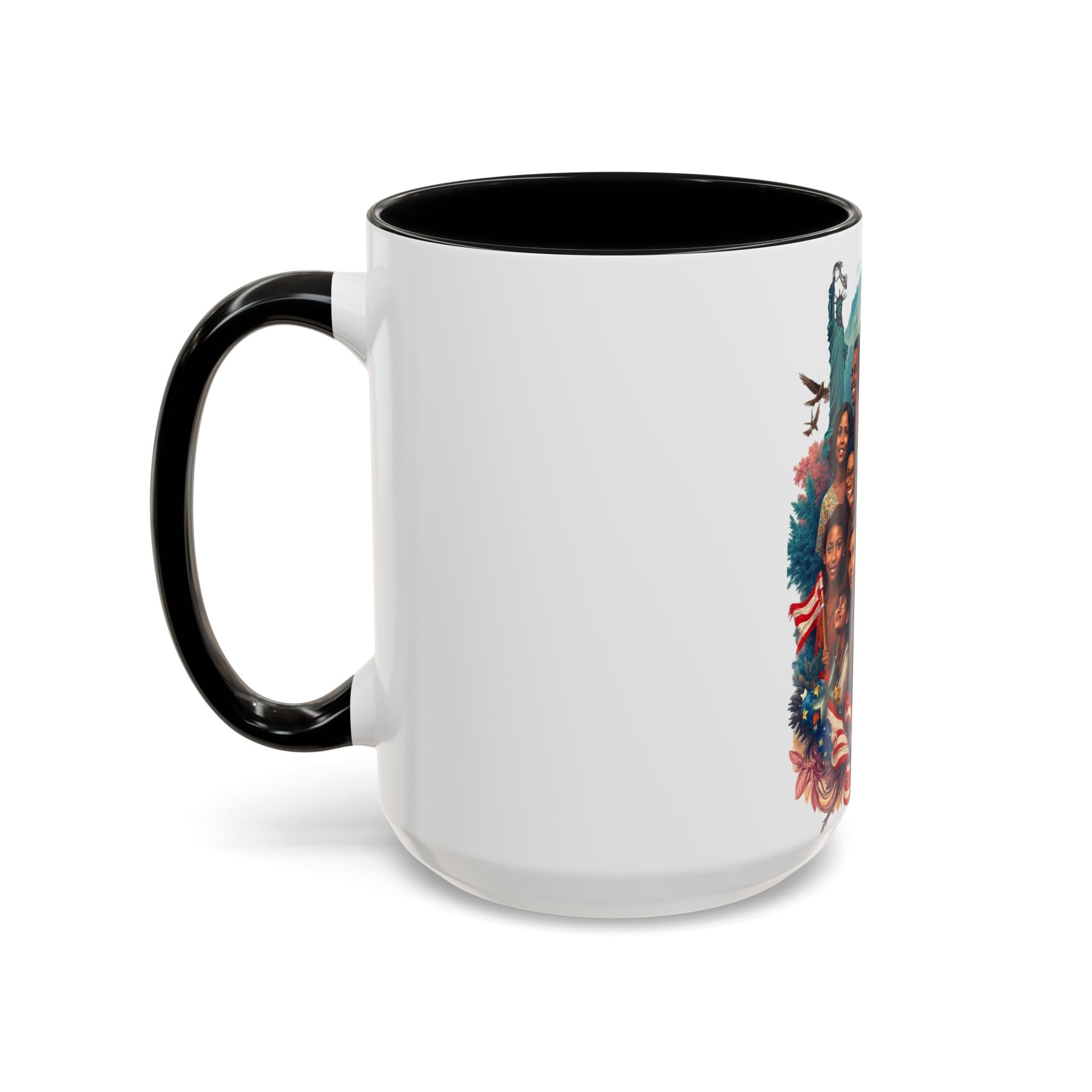 Vibrant Family Heritage Coffee Mug, Personalized Gift, Unique Ceramic Cup, Ideal for Celebrations, Home Decor, Coffee Lover