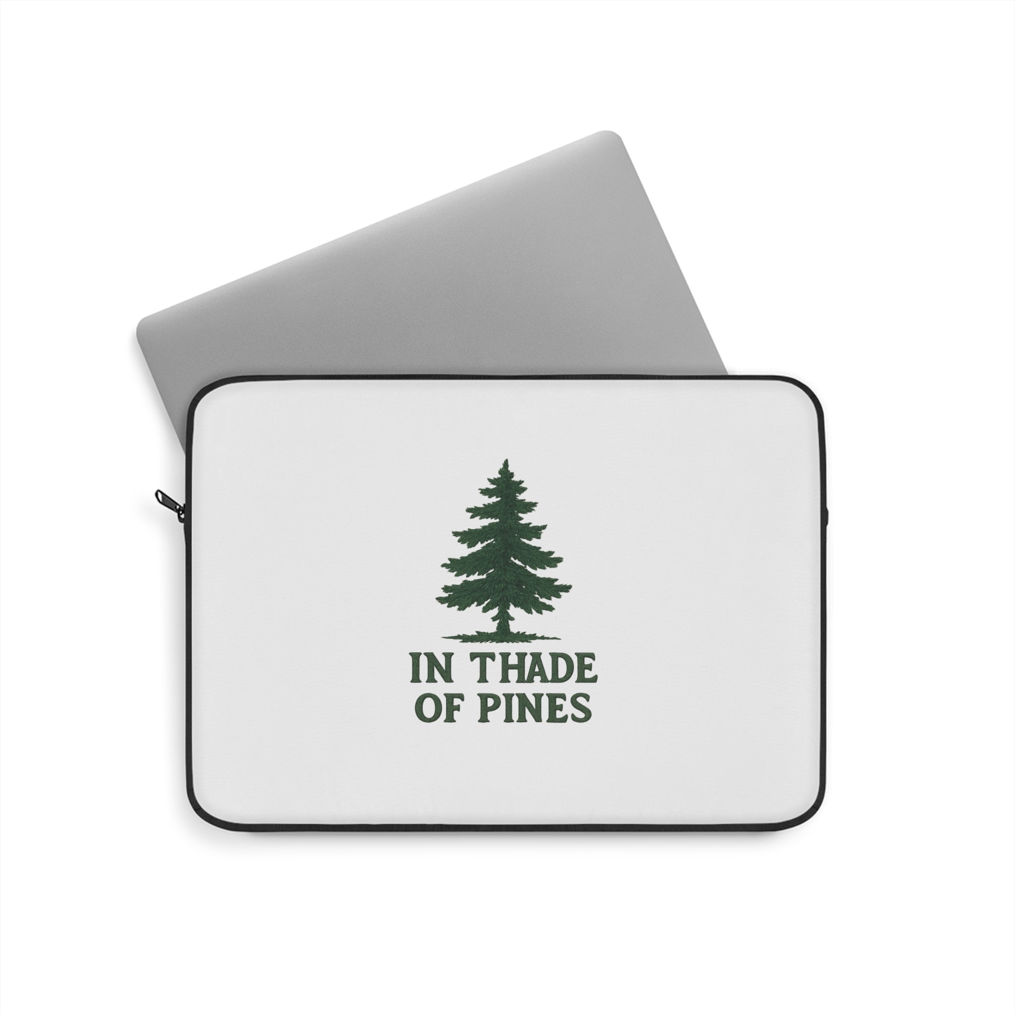 Laptop Sleeve - 'In Thade of Pines' Minimalist Design, Nature Lover Gift, Eco-Friendly MacBook Cover, Travel Accessory, Personalized [...]