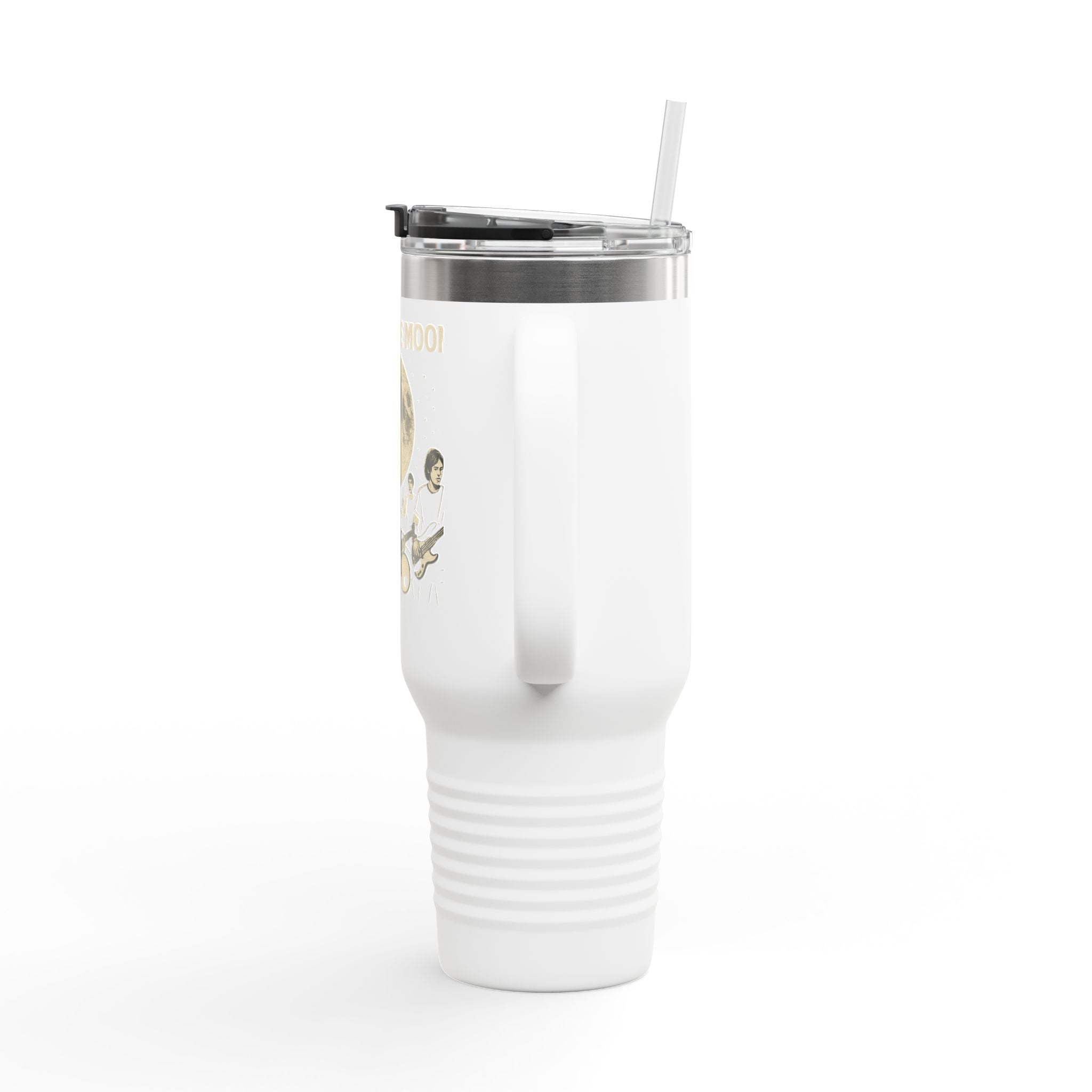 41oz Under the Moon Insulated Travel Mug | Perfect for Coffee Lovers | Unique Gift for Music Fans, Road Trips, Picnics, Camping