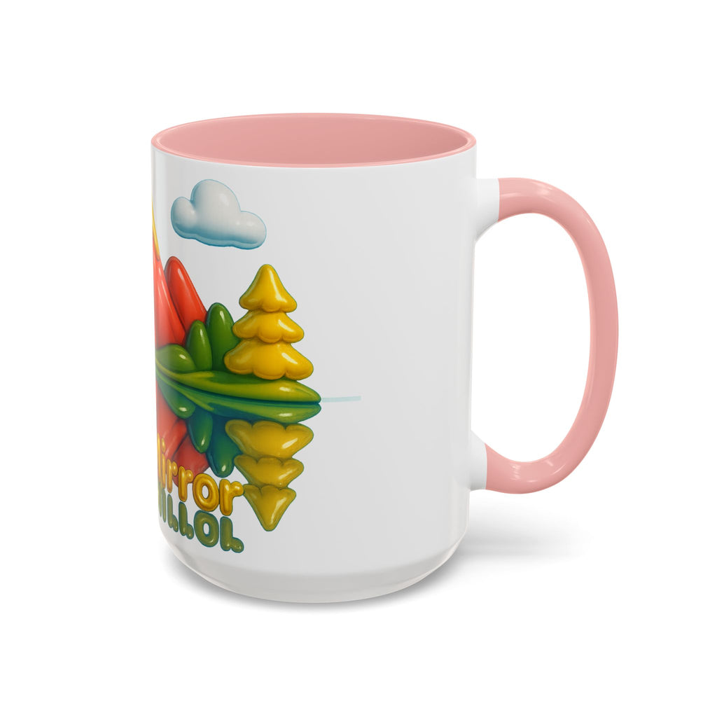 Vibrant Mountain Coffee Mug, Nature Lover Gift, Inspirational Mug, Office Decor, Eco-Friendly Tea Cup