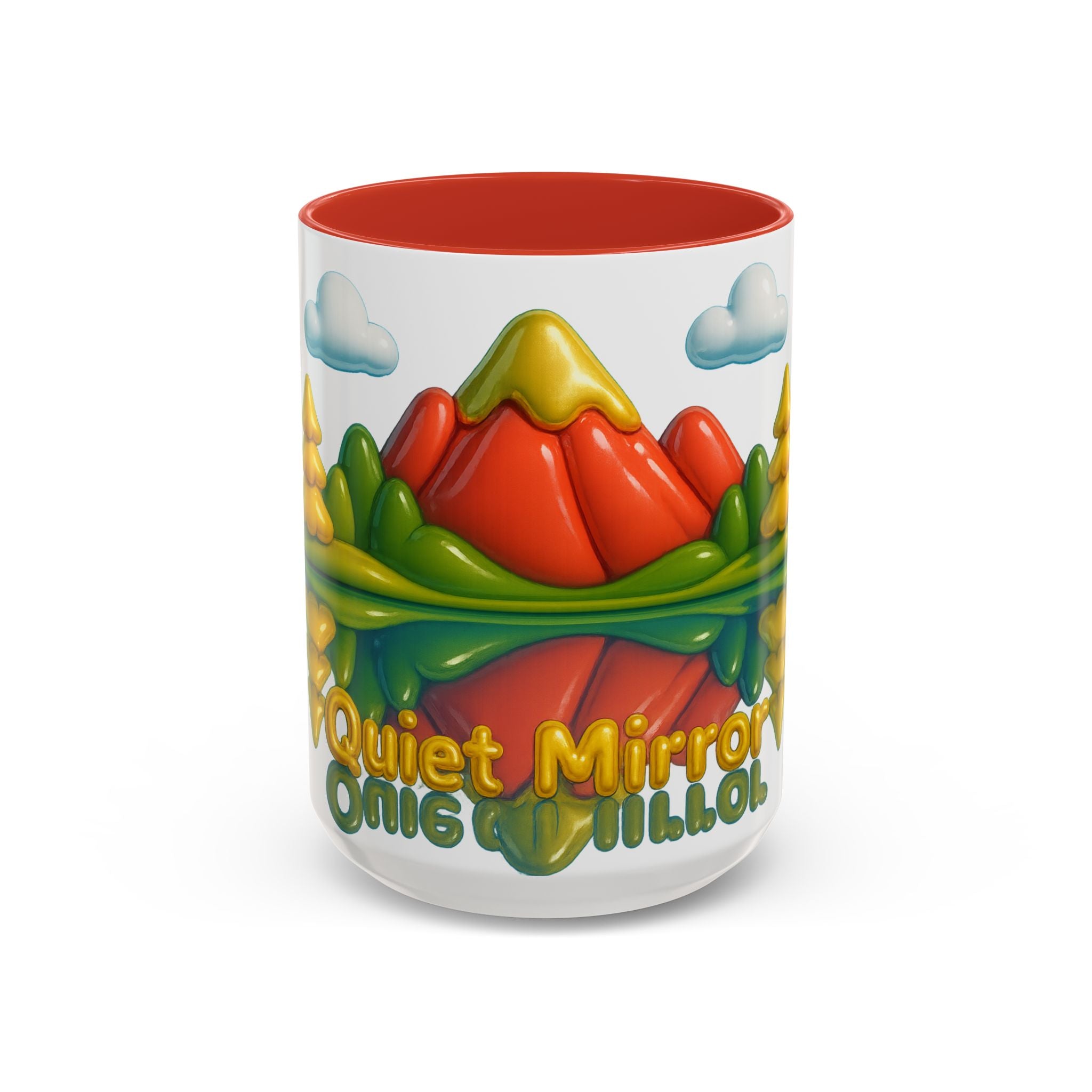 Vibrant Mountain Coffee Mug, Nature Lover Gift, Inspirational Mug, Office Decor, Eco-Friendly Tea Cup