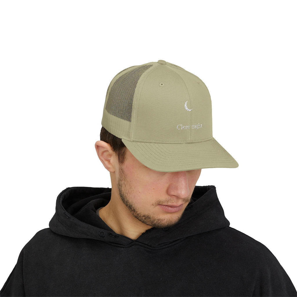 Clear Night Snapback Trucker Cap, Custom Cap, Casual Hat, Outdoor Gear, Festival Accessory, Night Sky Fashion