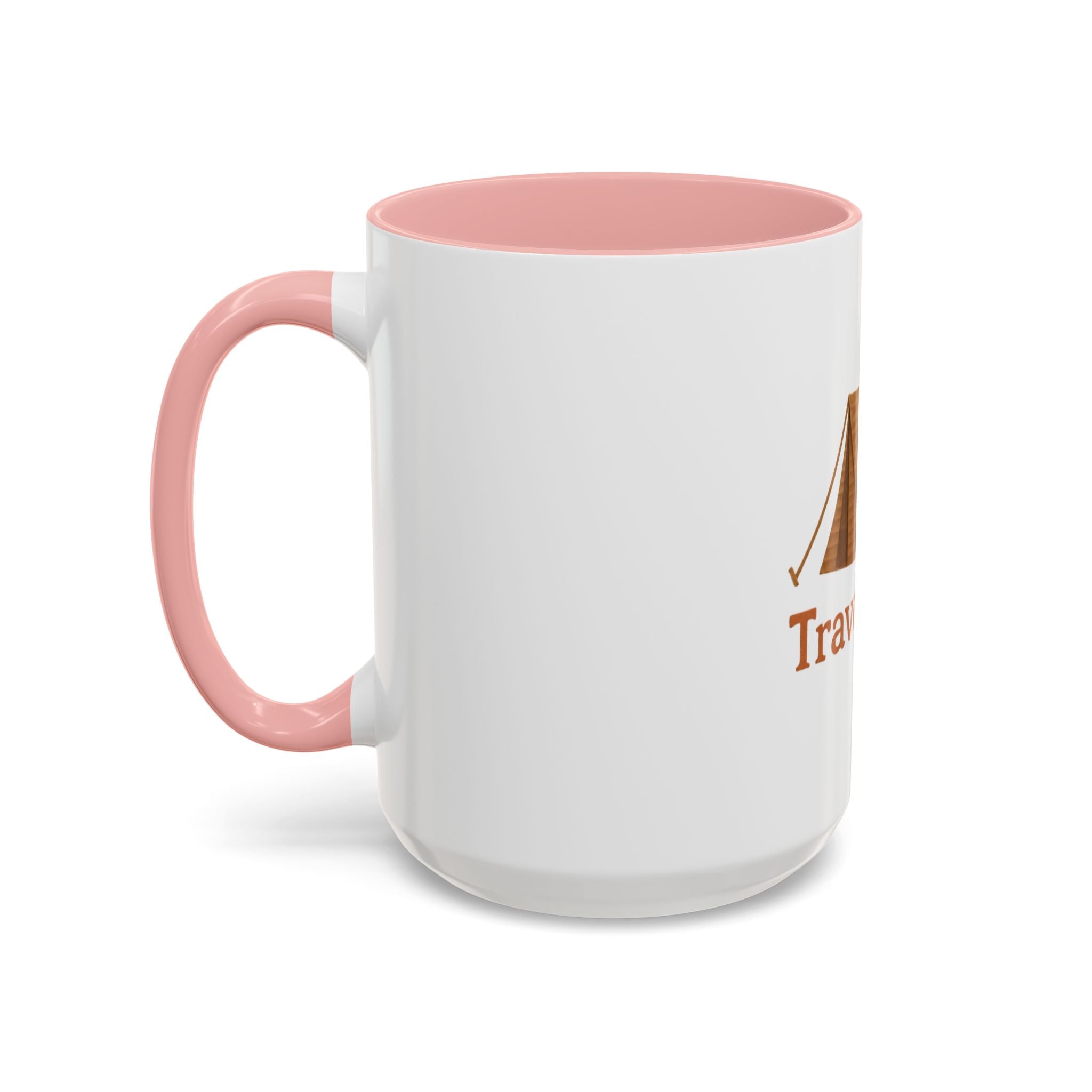 Travel Light Camping Coffee Mug, Adventure Mug, Outdoor Lover Gift, Camper's Accessory, Motivational Coffee Cup, Road Trip Essential