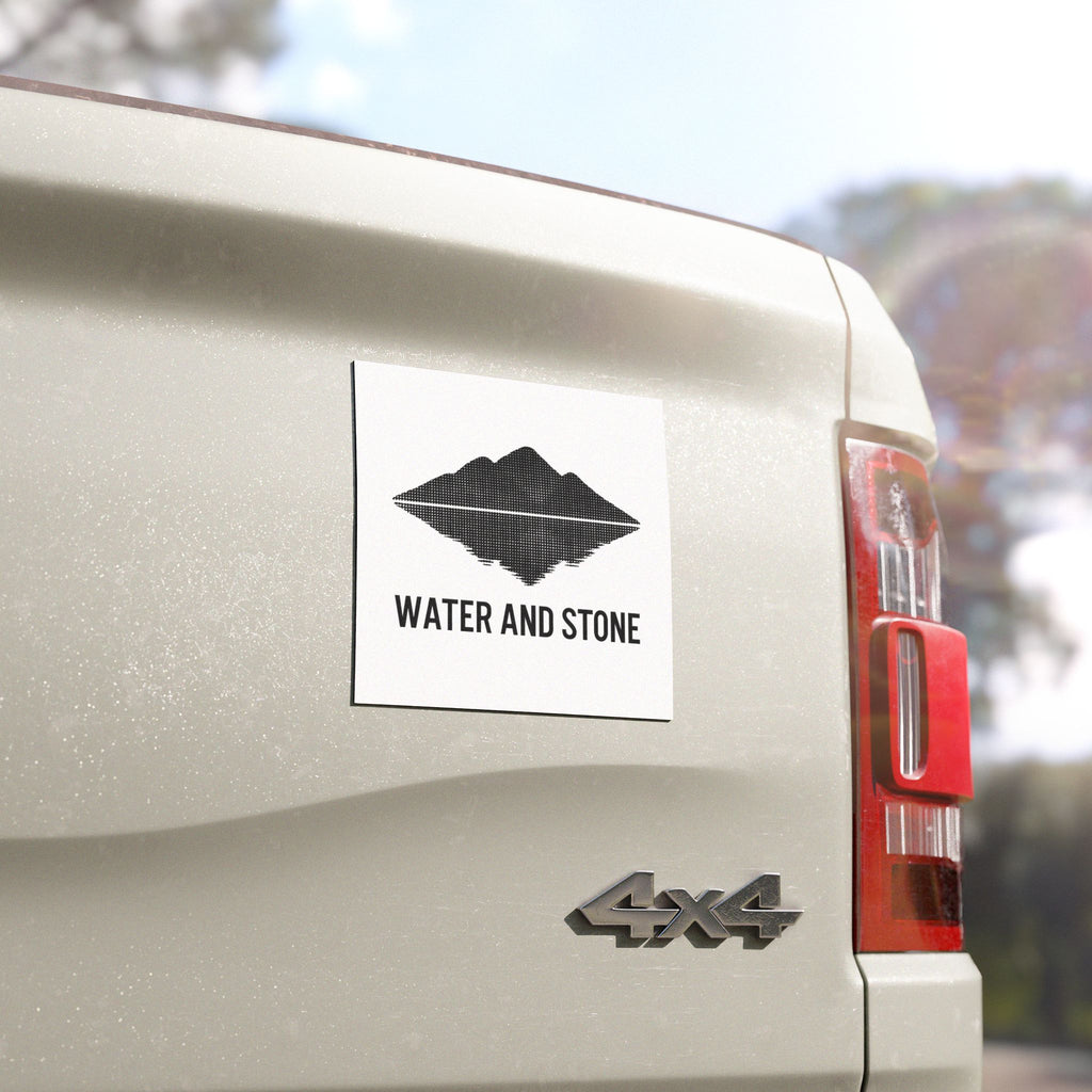 Water and Stone Car Magnets, Adventure Magnet for Cars, Nature Lover Gift, Outdoor Decor, Road Trip Accessories