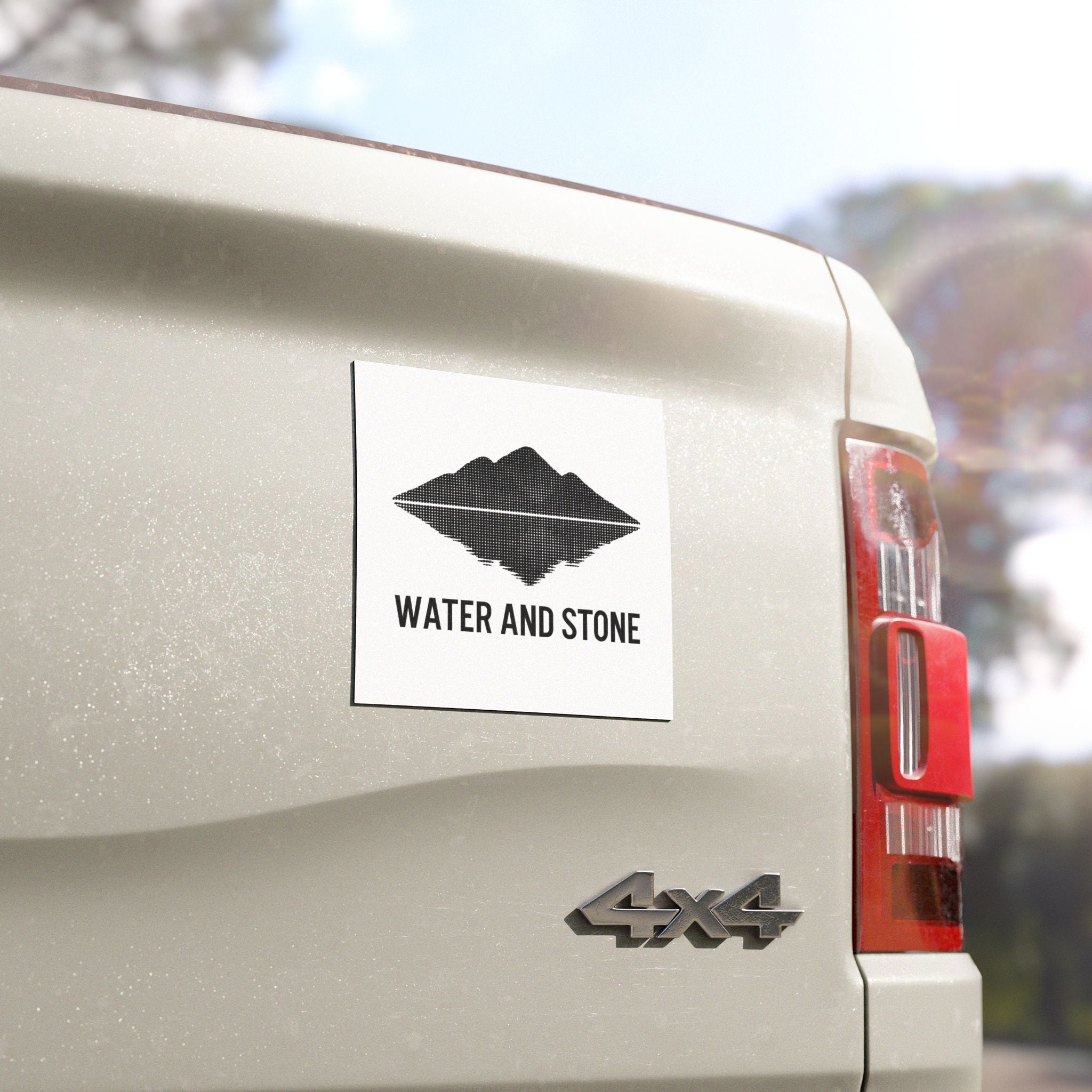 Water and Stone Car Magnets, Adventure Magnet for Cars, Nature Lover Gift, Outdoor Decor, Road Trip Accessories