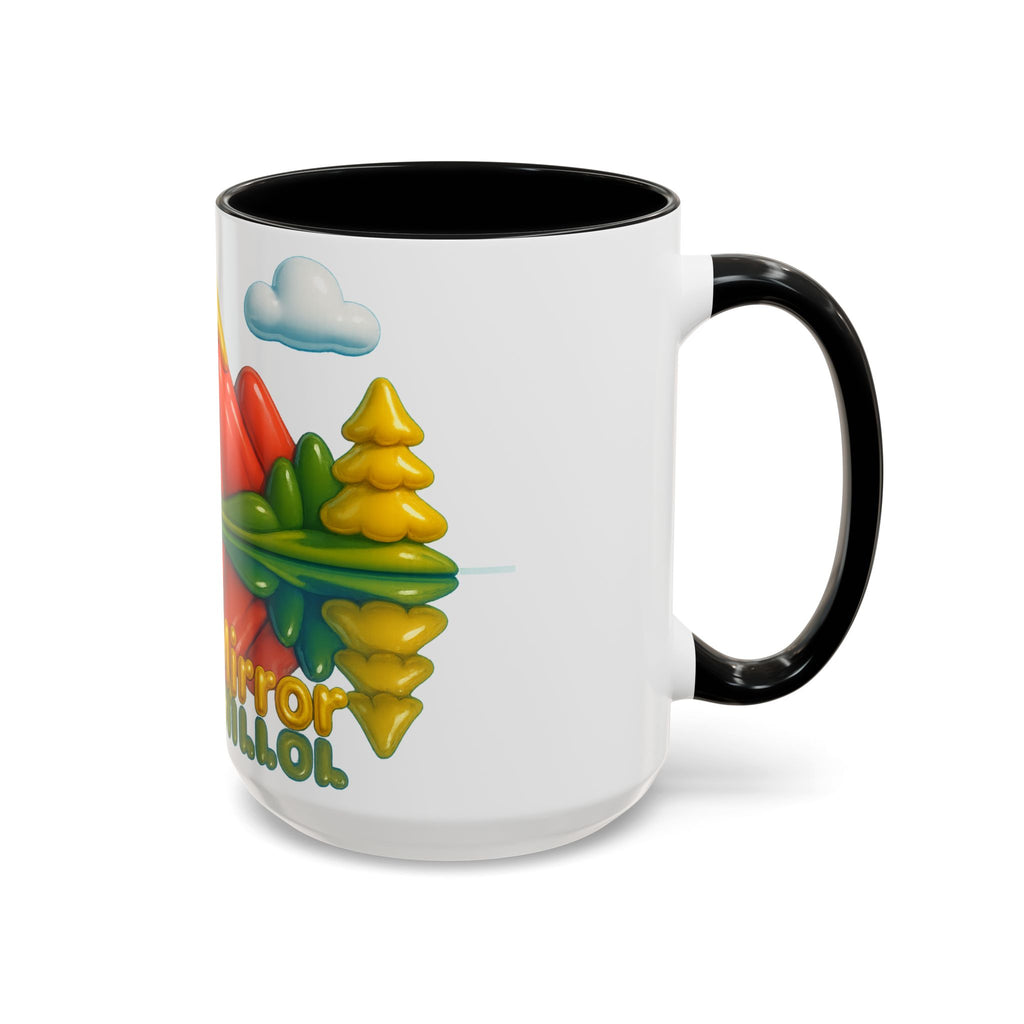 Vibrant Mountain Coffee Mug, Nature Lover Gift, Inspirational Mug, Office Decor, Eco-Friendly Tea Cup