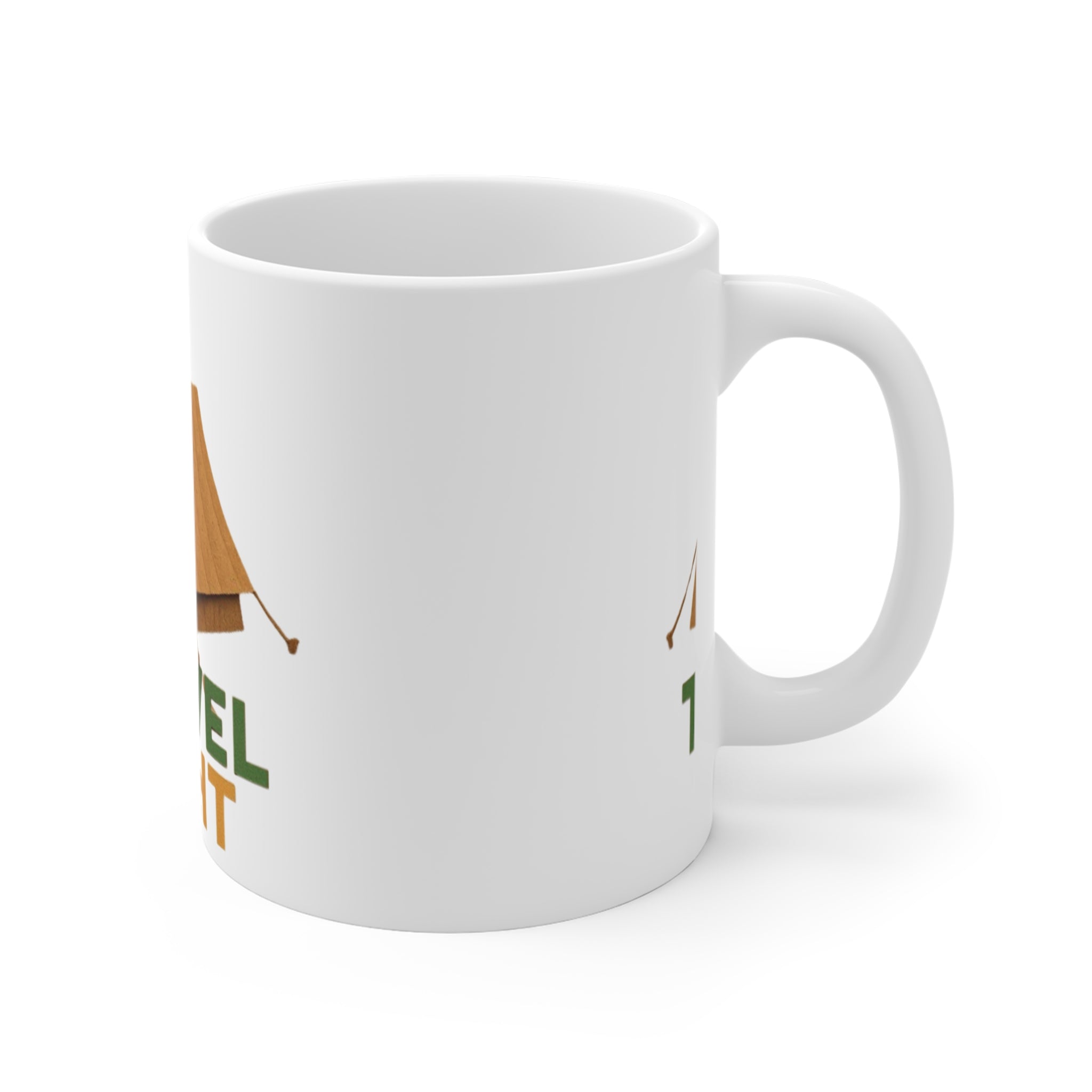 Camping Mug - Travel Light, Adventure Mug, Gift for Hikers, Outdoorsy Coffee Cup, Nature Lover Mug, Camping Accessories