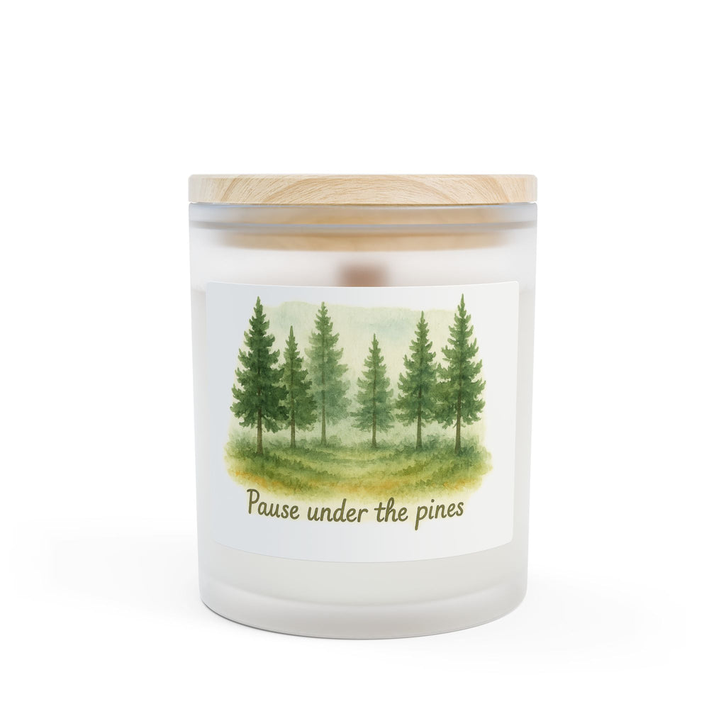 Relaxing Pine-Scented Candle, Aromatherapy Gift, Eco-Friendly Candle, Stress Relief, Home Decor
