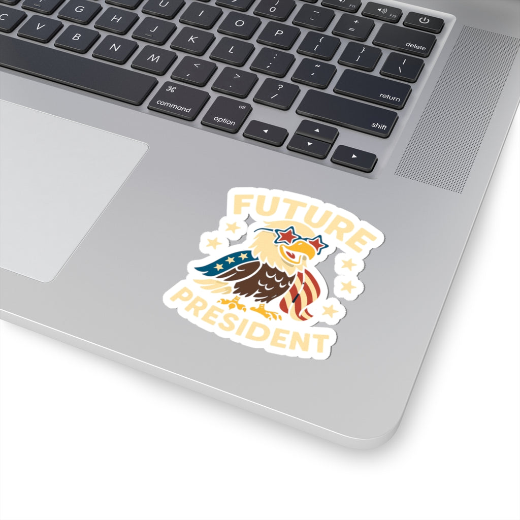 Future President Eagle Kiss-Cut Stickers, Patriotic Decor, Election Campaign, Independence Day, Fun Gifts for Kids