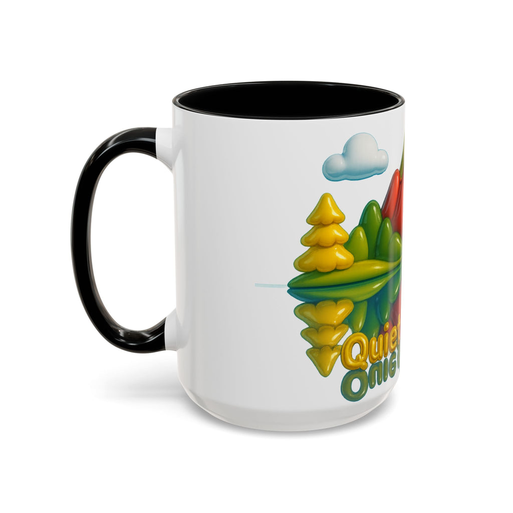 Vibrant Mountain Coffee Mug, Nature Lover Gift, Inspirational Mug, Office Decor, Eco-Friendly Tea Cup