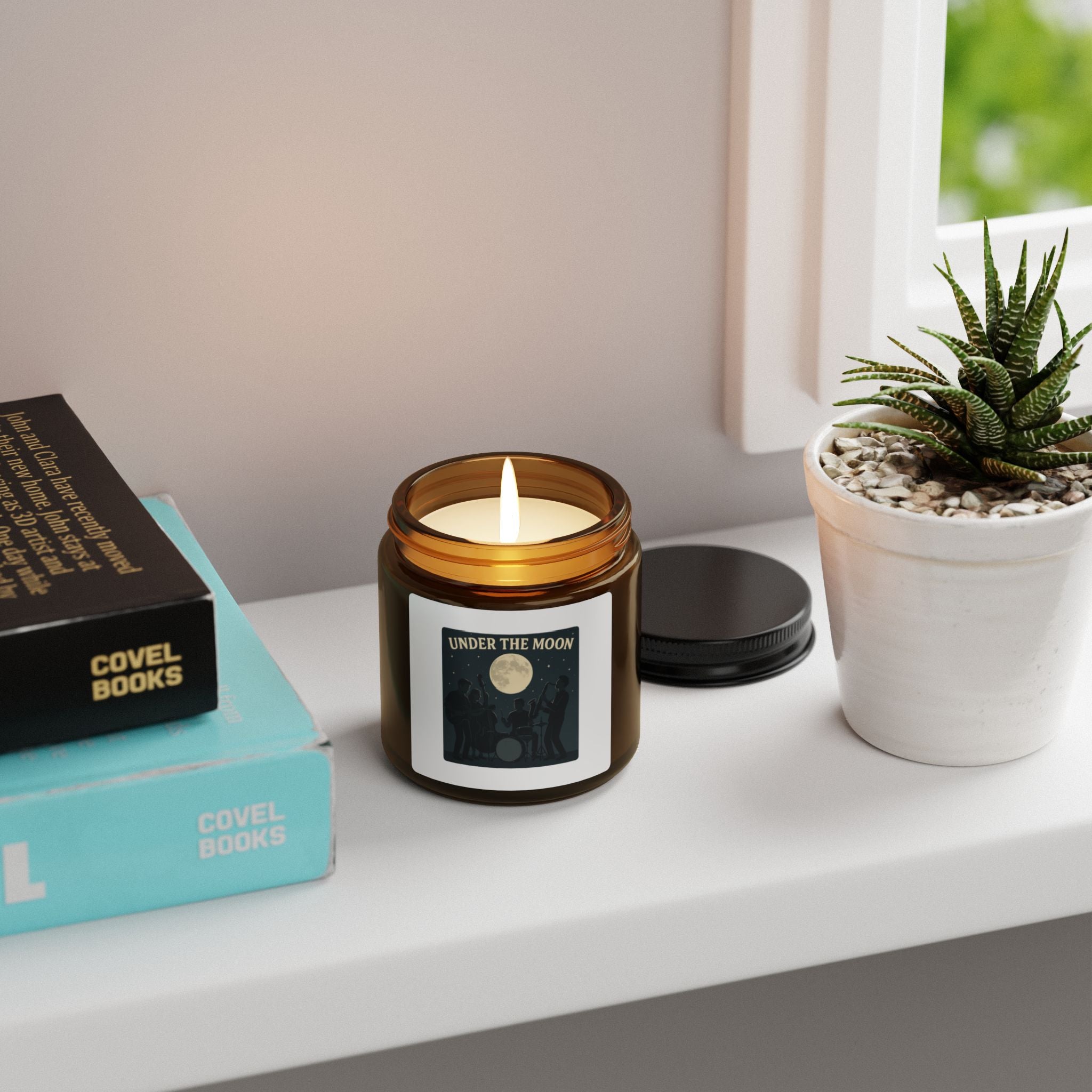 Under the Moon Scented Soy Candle | Ambience Creator, Aromatherapy Gift, Home Decor, Relaxation, Self-Care
