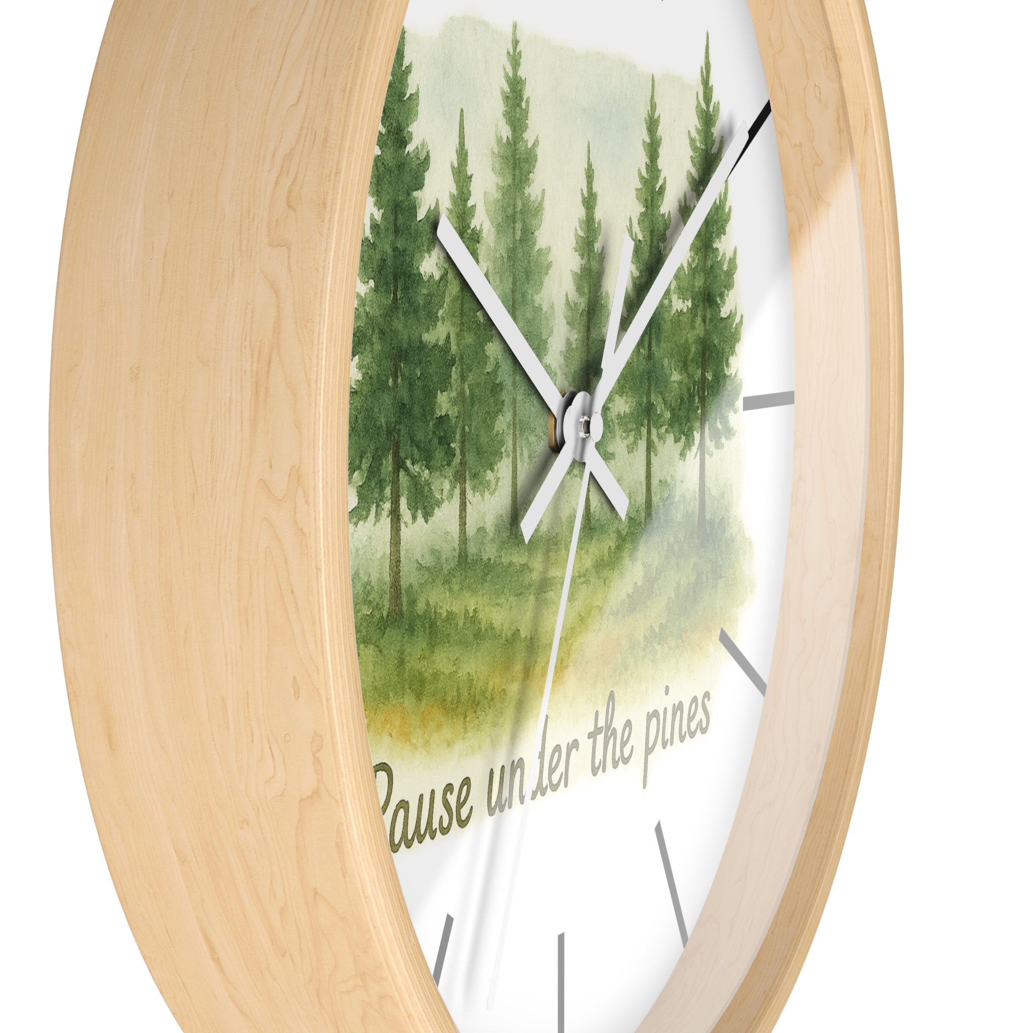 Nature-Inspired Wall Clock with Forest Design | 'Pause Under the Pines' | Perfect for Home Decor, Gift for Nature Lovers, Cozy Living [...]
