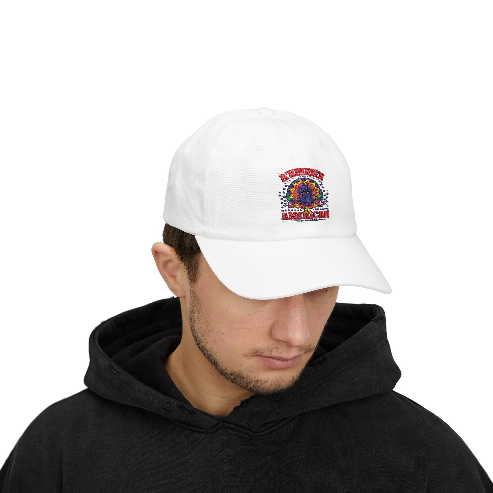 Classic Dad Cap with Colorful American Design, Casual Baseball Hat for Everyday Wear, Father's Day Gift, Independence Day Accessories, [...]