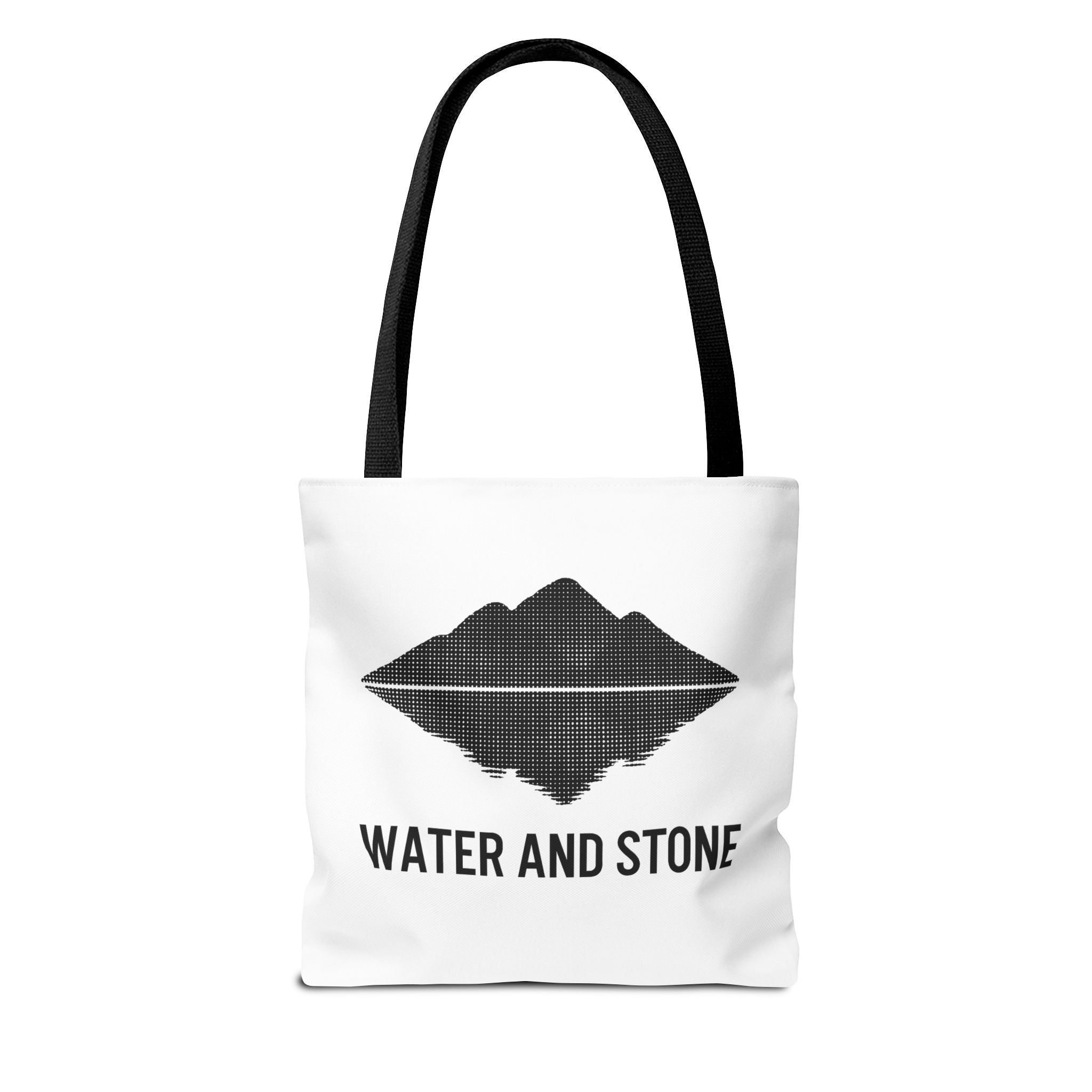 Modern Water and Stone Tote Bag | Eco-Friendly Shopping, Beach, Gym, Travel, Everyday Use