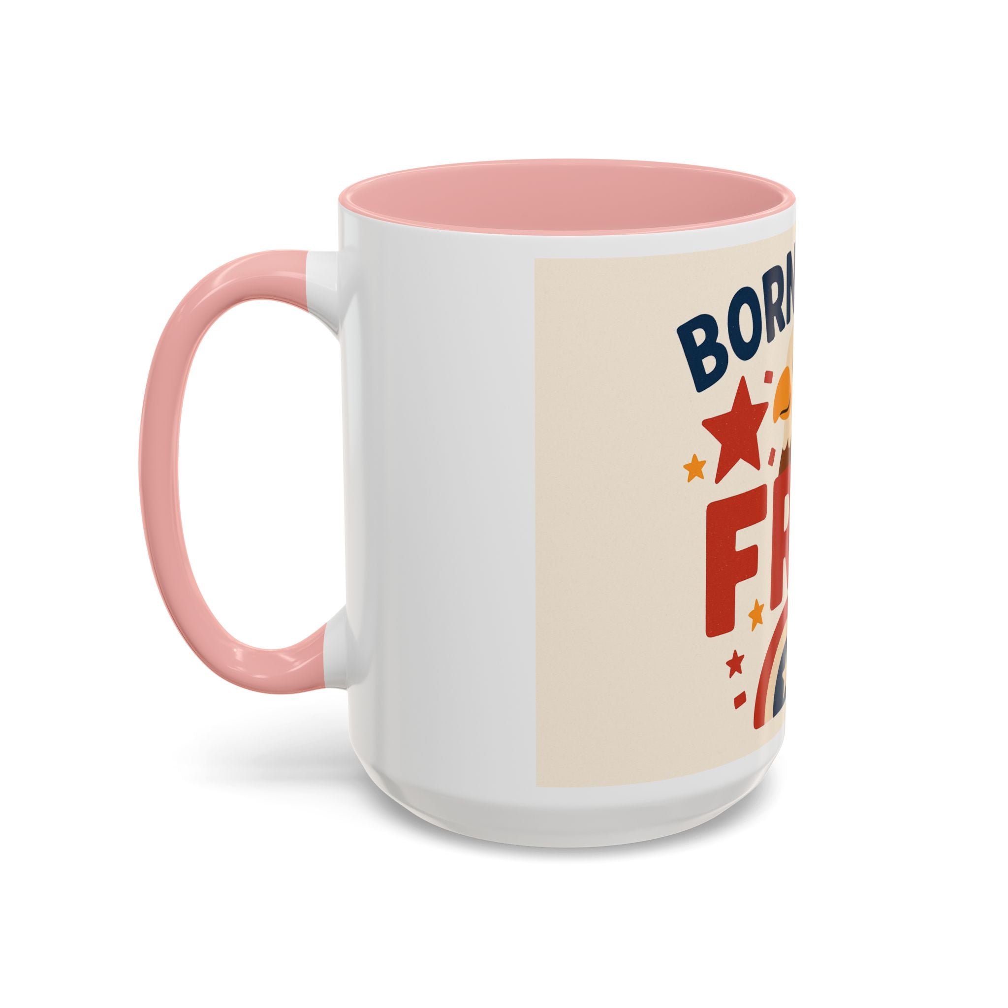 Born to be Free Accent Coffee Mug - Patriotic American Theme, Ideal Gift for Fourth of July, Memorial Day, Home or Office Decor, Fun [...]