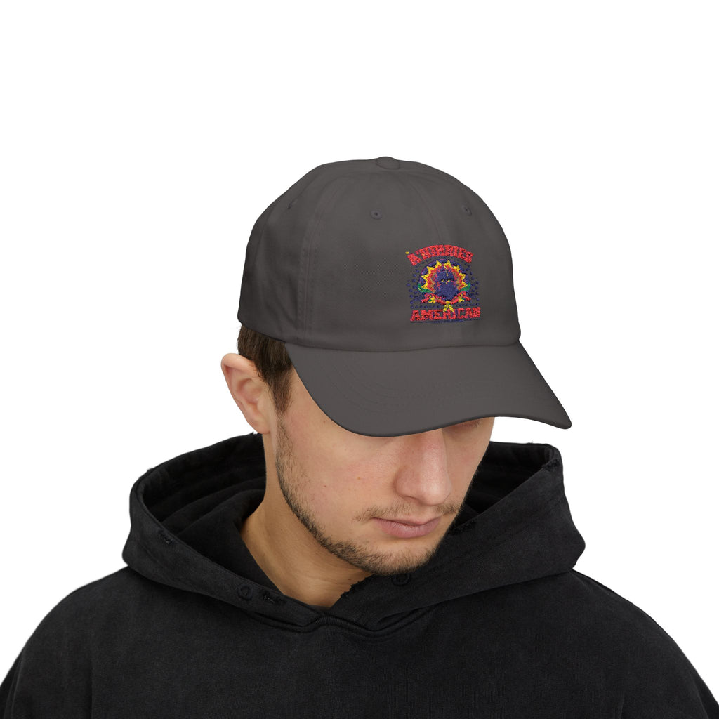 Classic Dad Cap with Colorful American Design, Casual Baseball Hat for Everyday Wear, Father's Day Gift, Independence Day Accessories, [...]