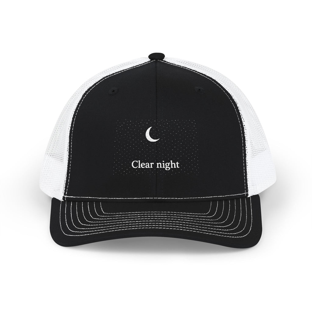 Moonlit Snapback Trucker Cap | Adjustable Hat for Outdoor Lovers, Stargazing, Camping, Nature Walks, Gift for Him/Her