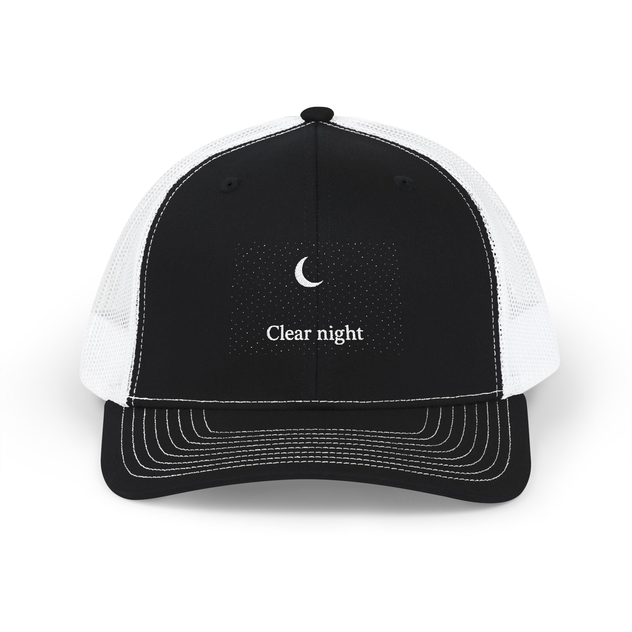 Moonlit Snapback Trucker Cap | Adjustable Hat for Outdoor Lovers, Stargazing, Camping, Nature Walks, Gift for Him/Her