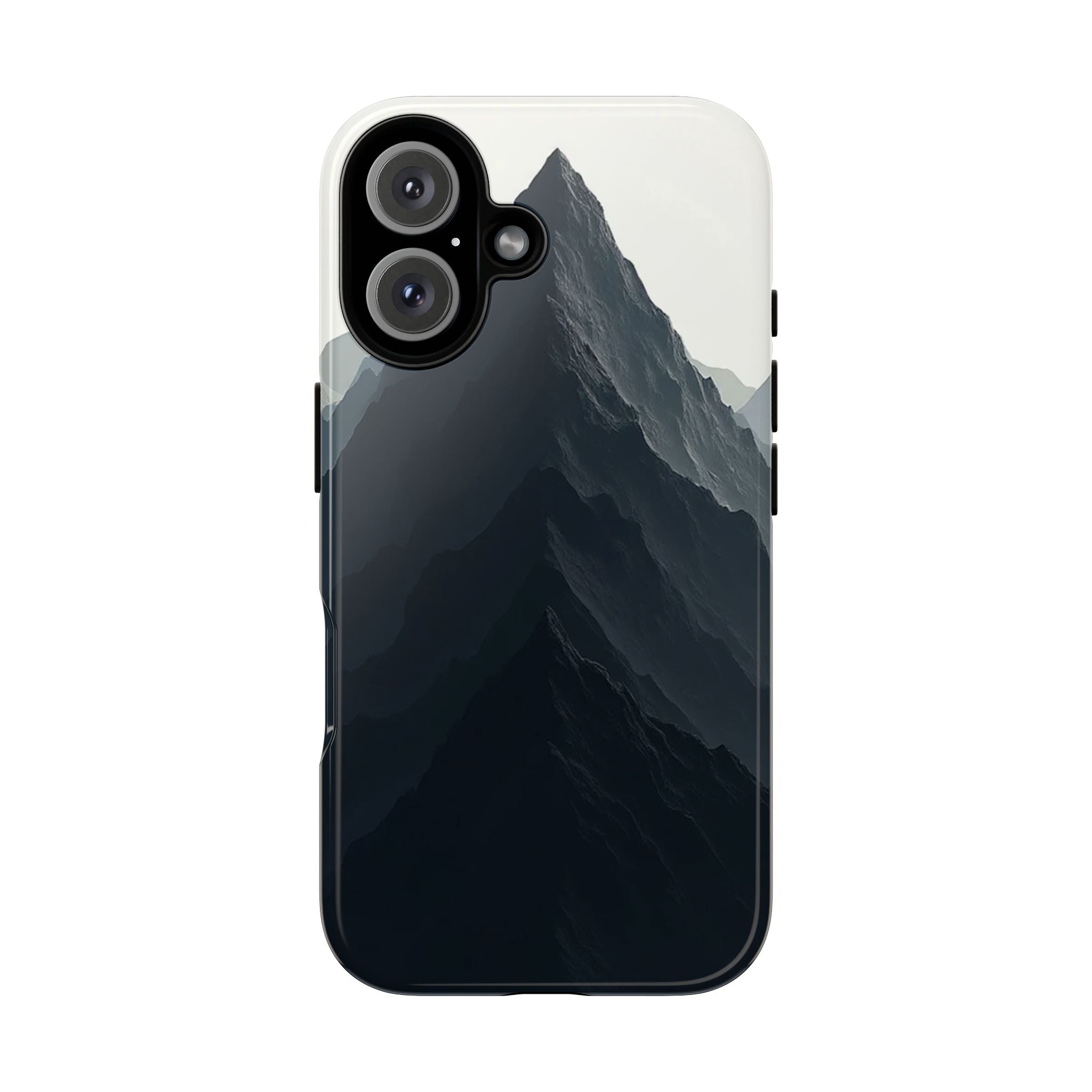 Stylish Phone Case with Mountain Design, Tough Cases, Durable Phone Cover, Nature Lover Gift, Outdoor Adventure Accessory
