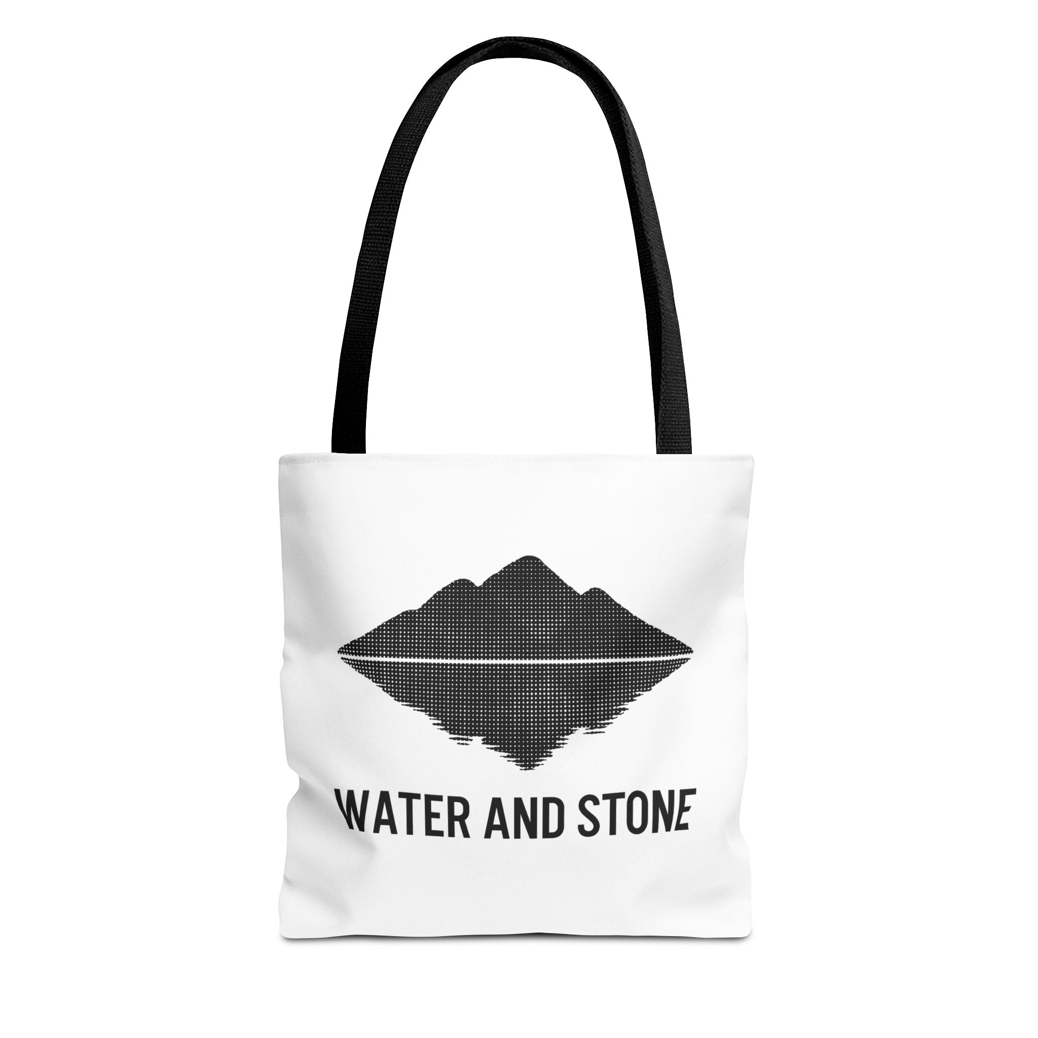 Modern Water and Stone Tote Bag | Eco-Friendly Shopping, Beach, Gym, Travel, Everyday Use
