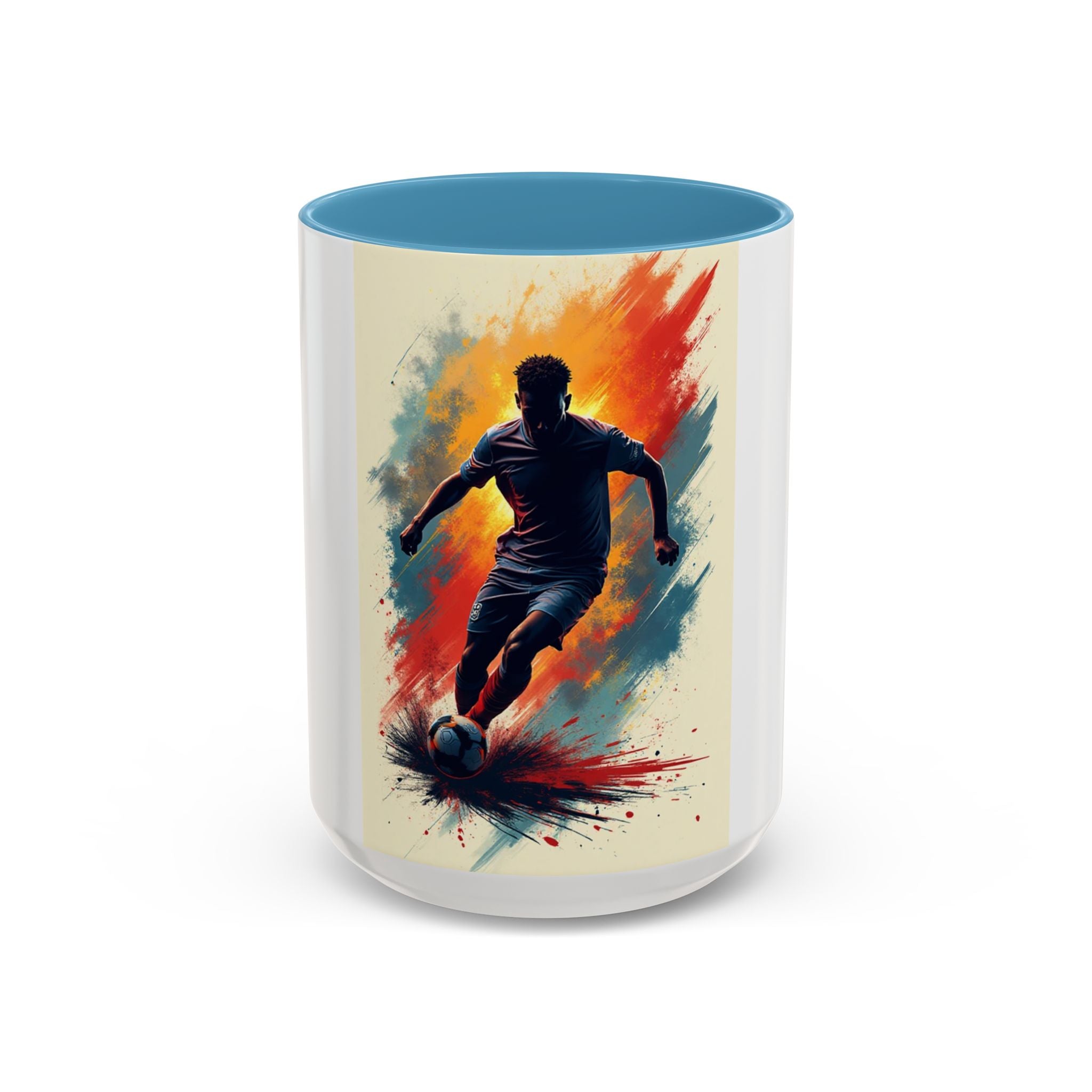 Vibrant Soccer Coffee Mug - Perfect Gift for Sports Fans, Athletic Decor, Personalized Cup, Unique Sports Gift, Game Day Mug