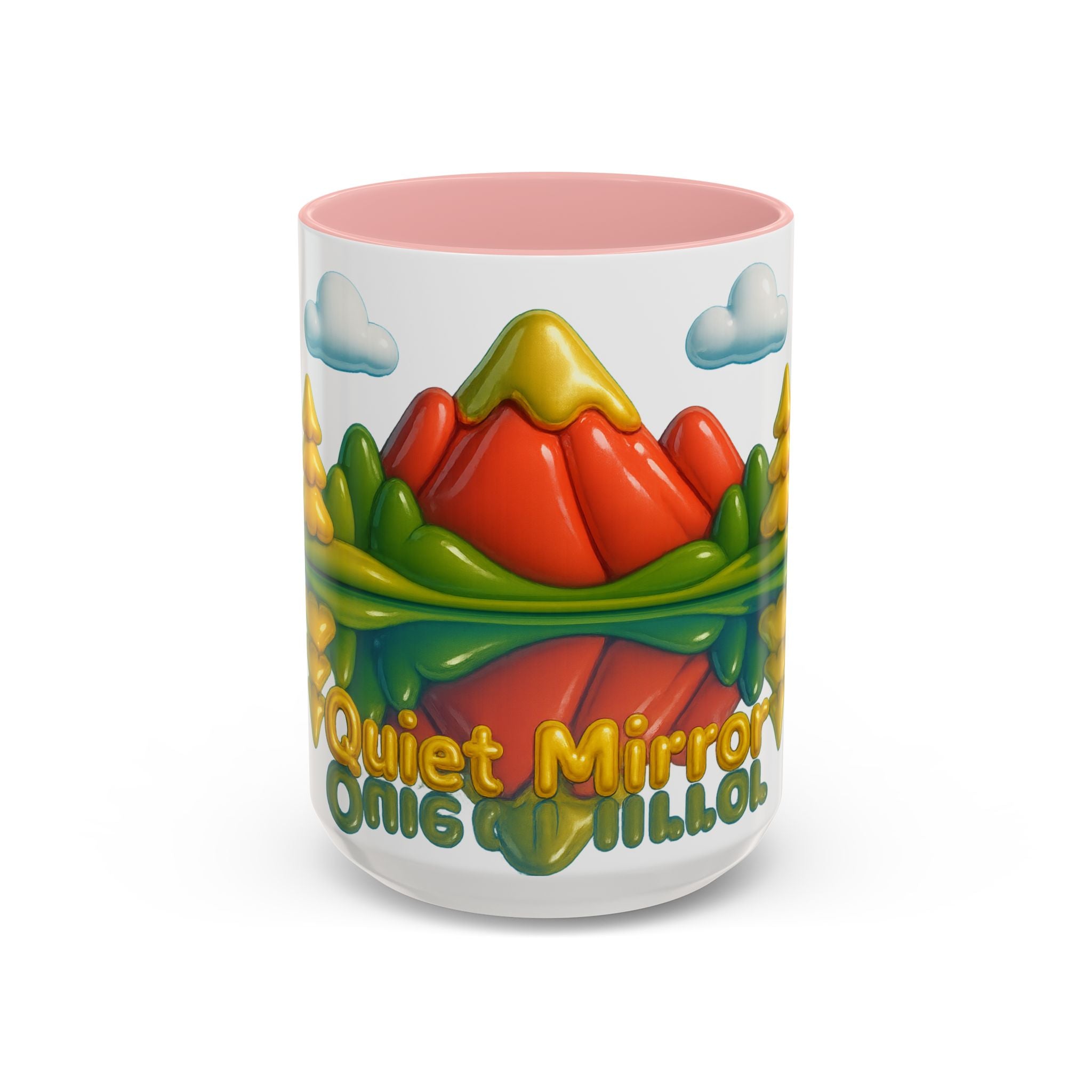 Vibrant Mountain Coffee Mug, Nature Lover Gift, Inspirational Mug, Office Decor, Eco-Friendly Tea Cup