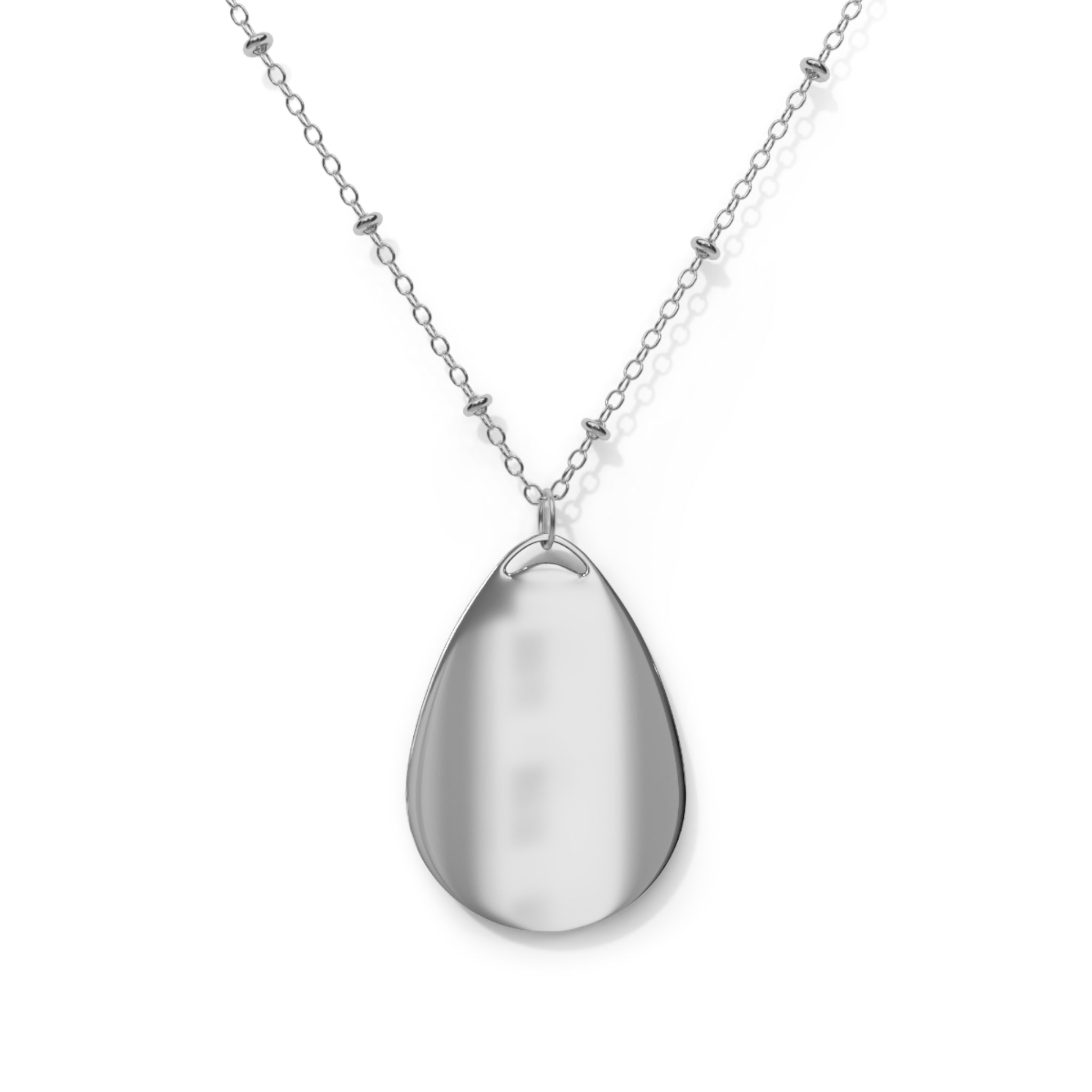 Nature-Inspired Oval Necklace, Tree Jewelry, Gift for Nature Lovers, Minimalist Pendant, Boho Chic Accessories