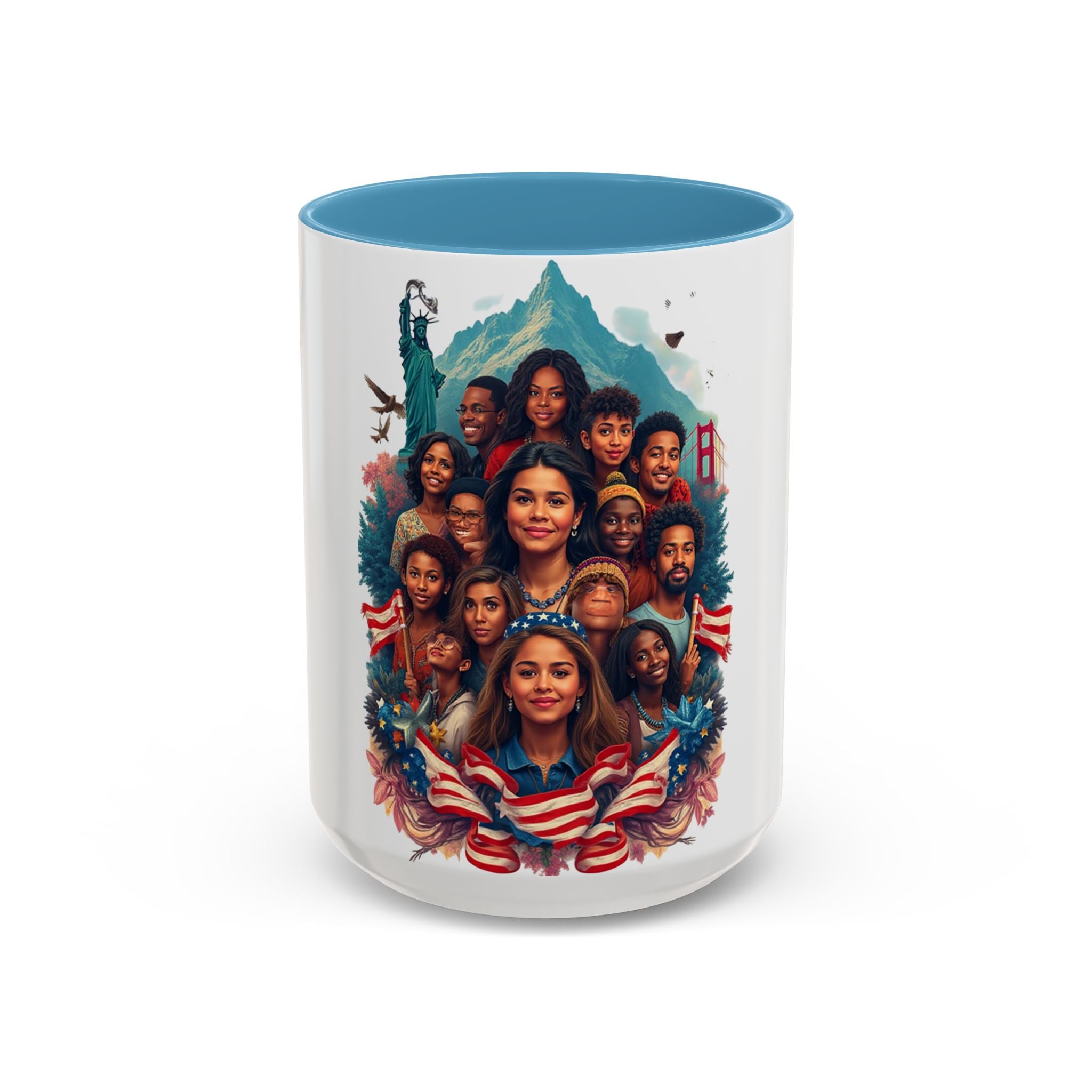 Vibrant Family Heritage Coffee Mug, Personalized Gift, Unique Ceramic Cup, Ideal for Celebrations, Home Decor, Coffee Lover